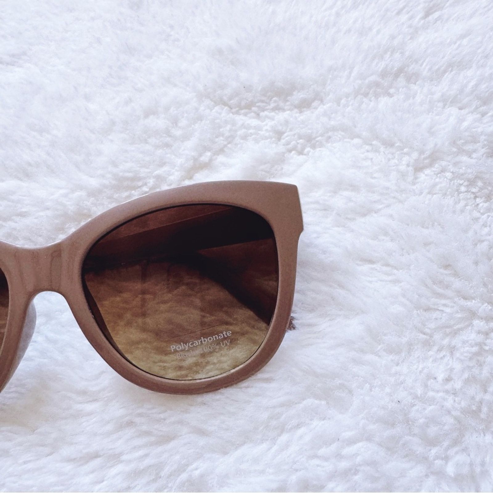 Other Mina Light Tan Chic Sunglasses Size ONE SIZE - 3 Thumbnail