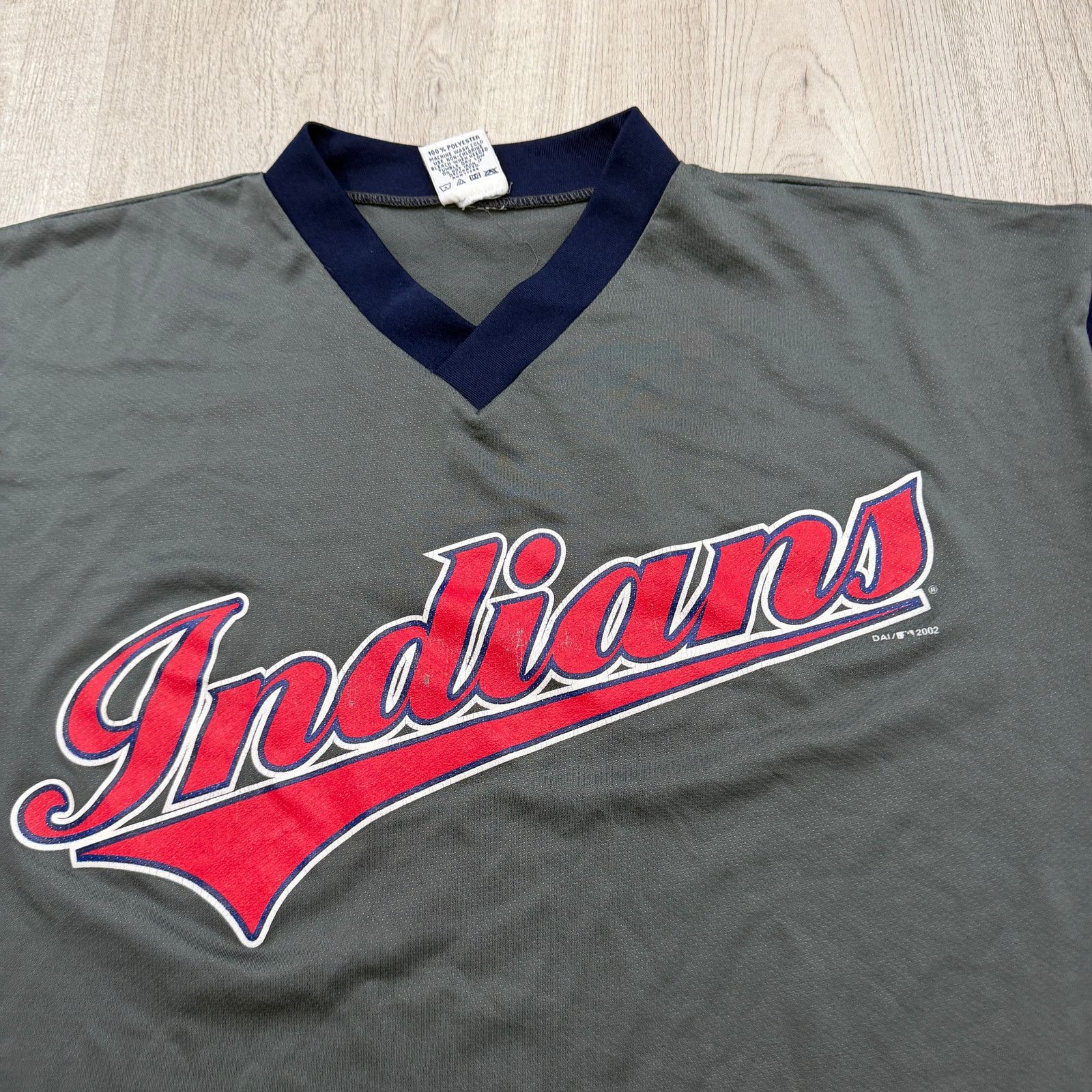 Vintage Vintage True Fan Cleveland Indians Jersey Men Large 2001 Size US L / EU 52-54 / 3 - 3 Thumbnail
