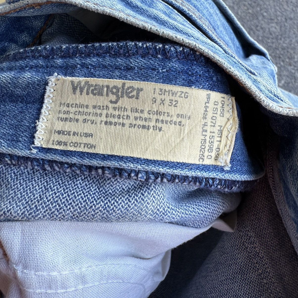 Jean × Wrangler VINTAGE WRANGLER FADED JEAN DENIM PANTS Size US 29 - 11 Thumbnail