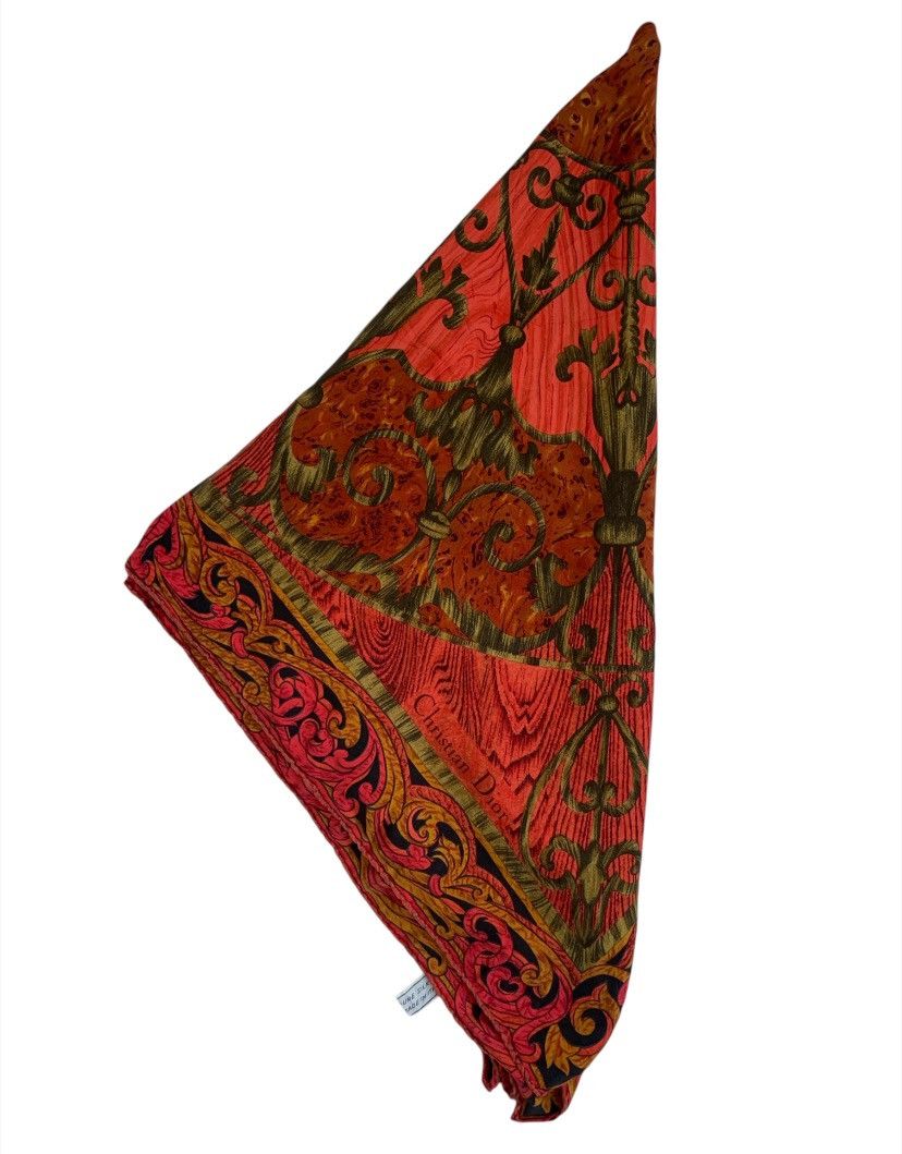 Christian Dior Monsieur Christian Dior Vintage Silk Handkerchief Neckerchief Bandana Size ONE SIZE - 4 Thumbnail