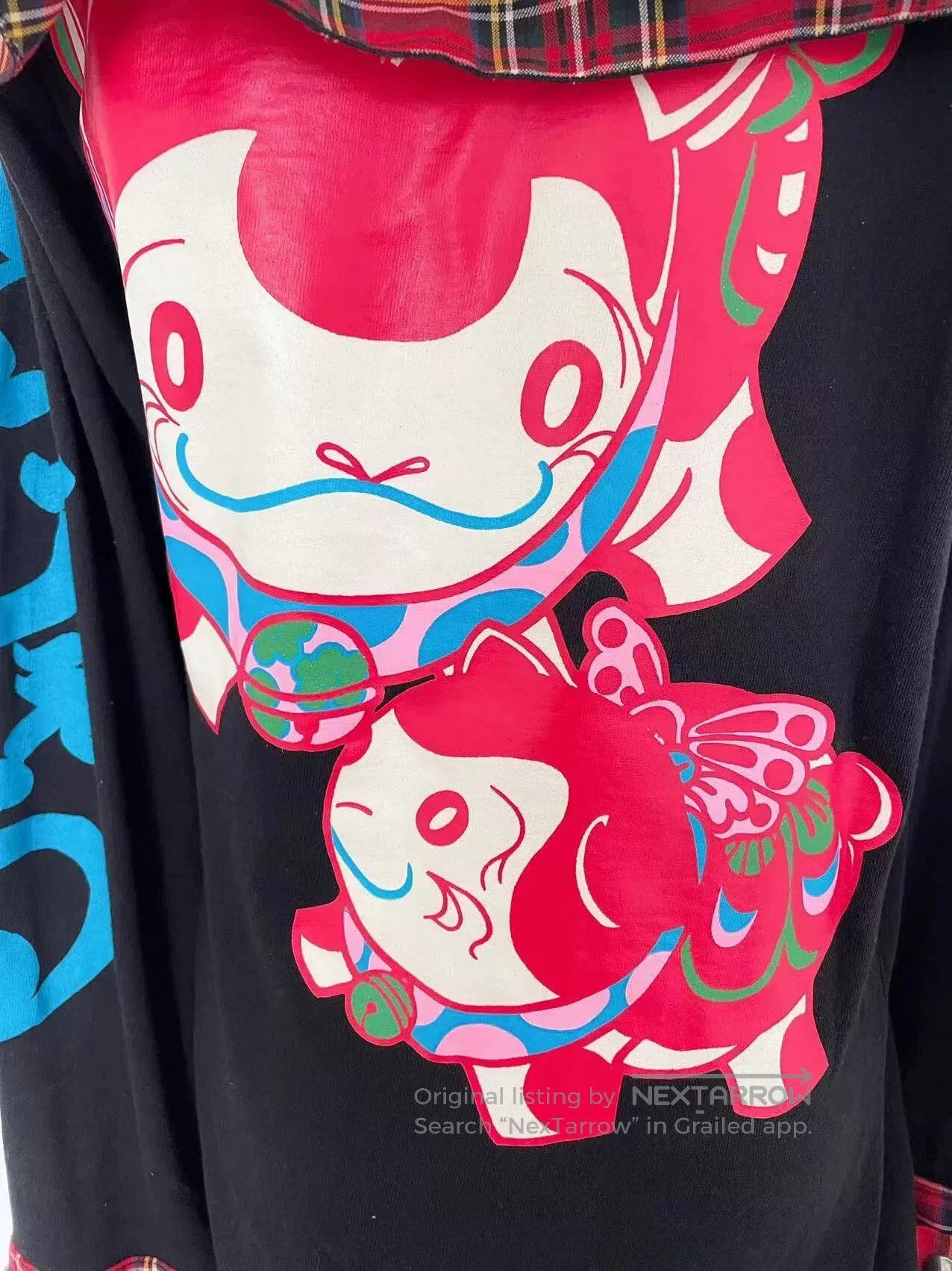 Japanese Brand Takuya Angel Cartoon Collared Jacket. Size M / US 6-8 / IT 42-44 - 7 Thumbnail