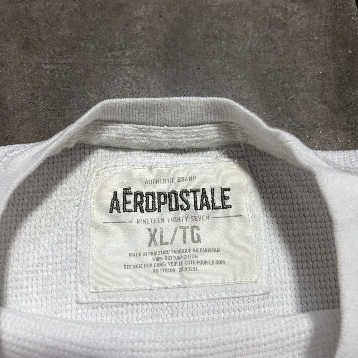 Aeropostale Vintage Aeropostale Long Sleeve Thermal Shirt Aero AE87 Y2K Size US XL / EU 56 / 4 - 7 Thumbnail