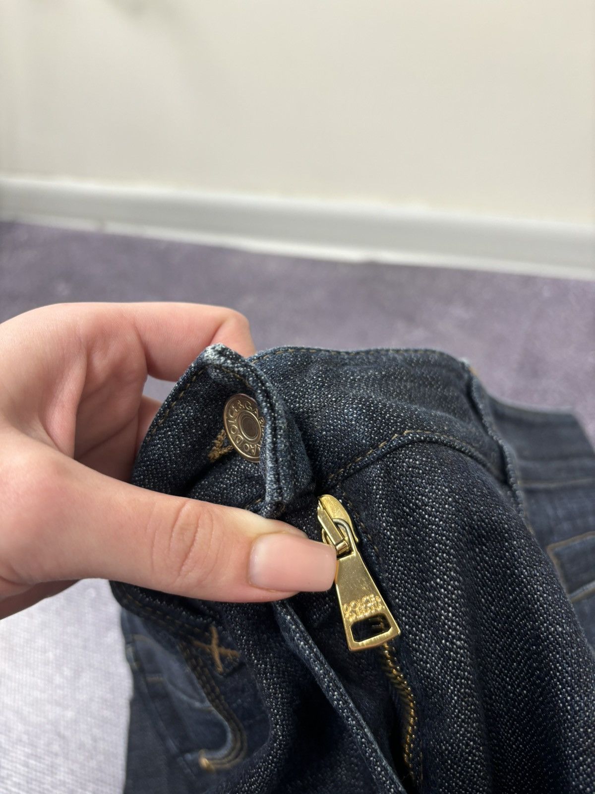 Dolce & Gabbana Dolce & Gabbana Women’s Zip Luxury Avant Garde Tapered Jeans Size 27" / US 4 / IT 40 - 17 Thumbnail