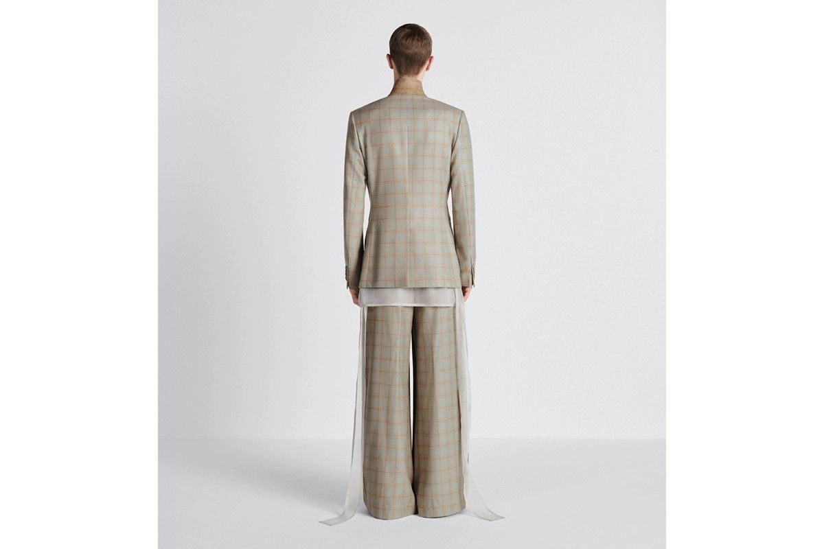 Dior o1w1db11024 Wide Leg Pants in Beige Size US 32 / EU 48 - 5 Thumbnail