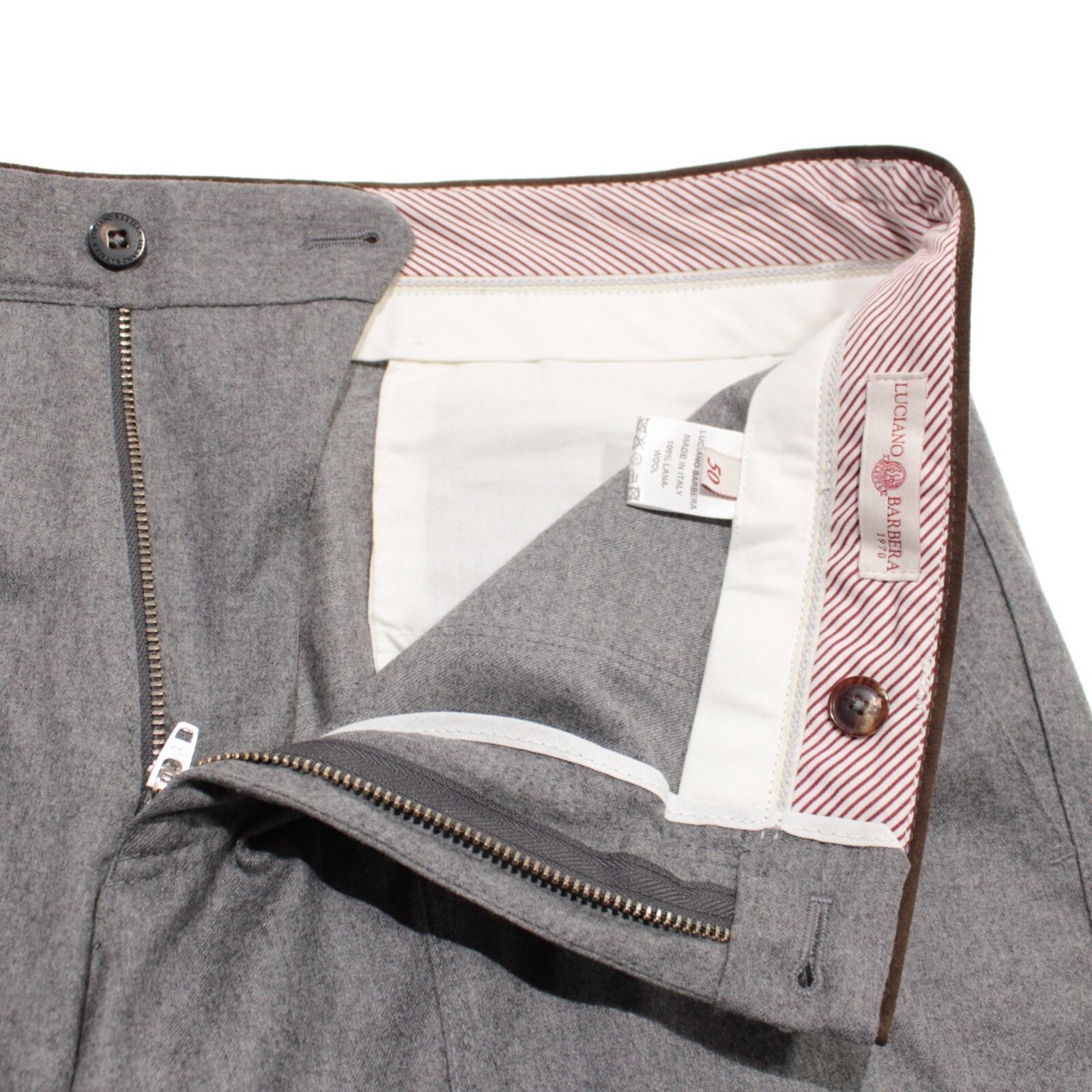 Luciano Barbera Luciano Barbera New with tags Dress Pants Size 34 US In Gray Size US 34 / EU 50 - 3 Thumbnail