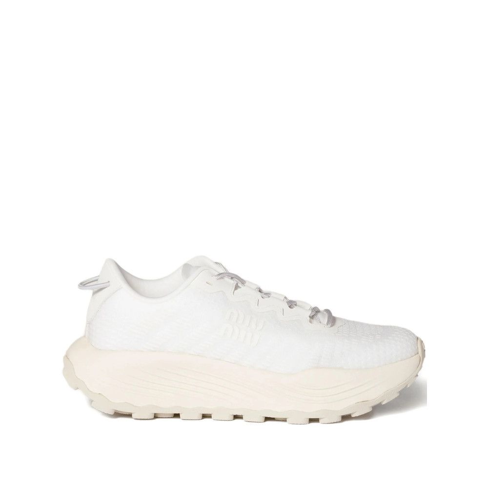 Miu Miu Miu Miu WHITE Trainers Size US 9 / IT 39 - 1 Thumbnail