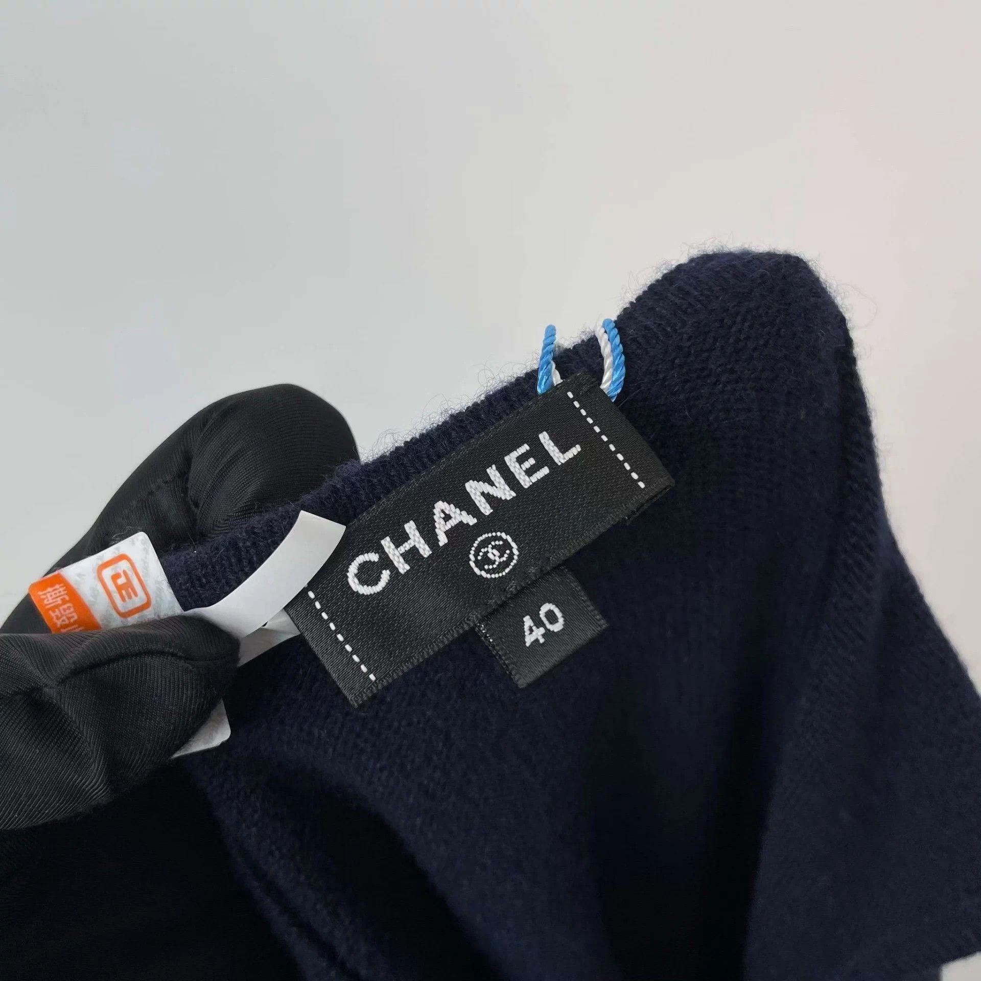 Chanel Chanel knit cami dress blue 40 Size M / US 6-8 / IT 42-44 - 5 Thumbnail