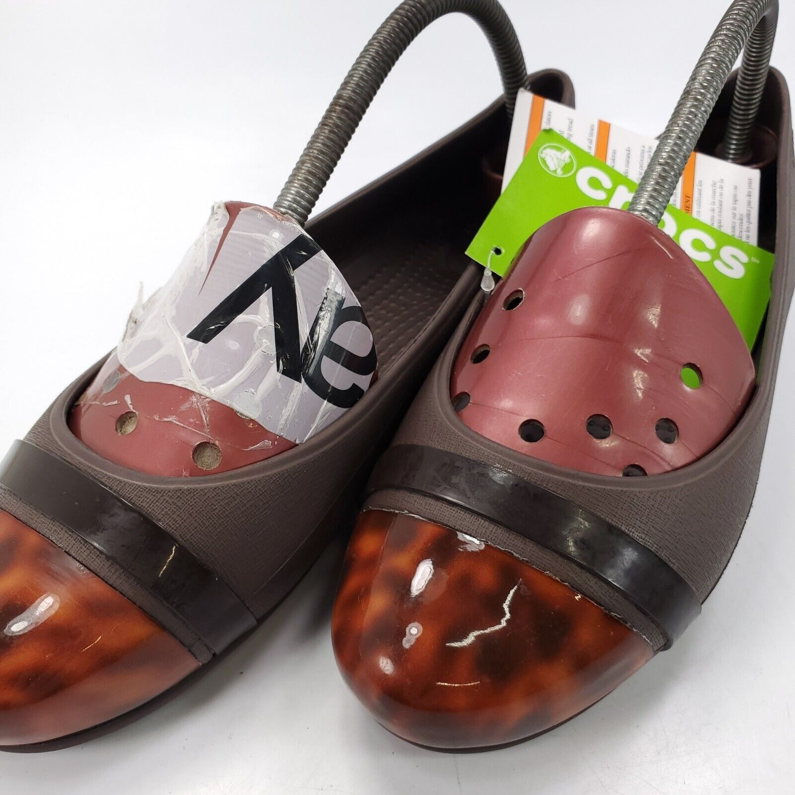 Crocs Crocs Round Toe Rubber Comfort Ballet Flat Womens Size 8 Size US 8 / IT 38 - 8 Thumbnail