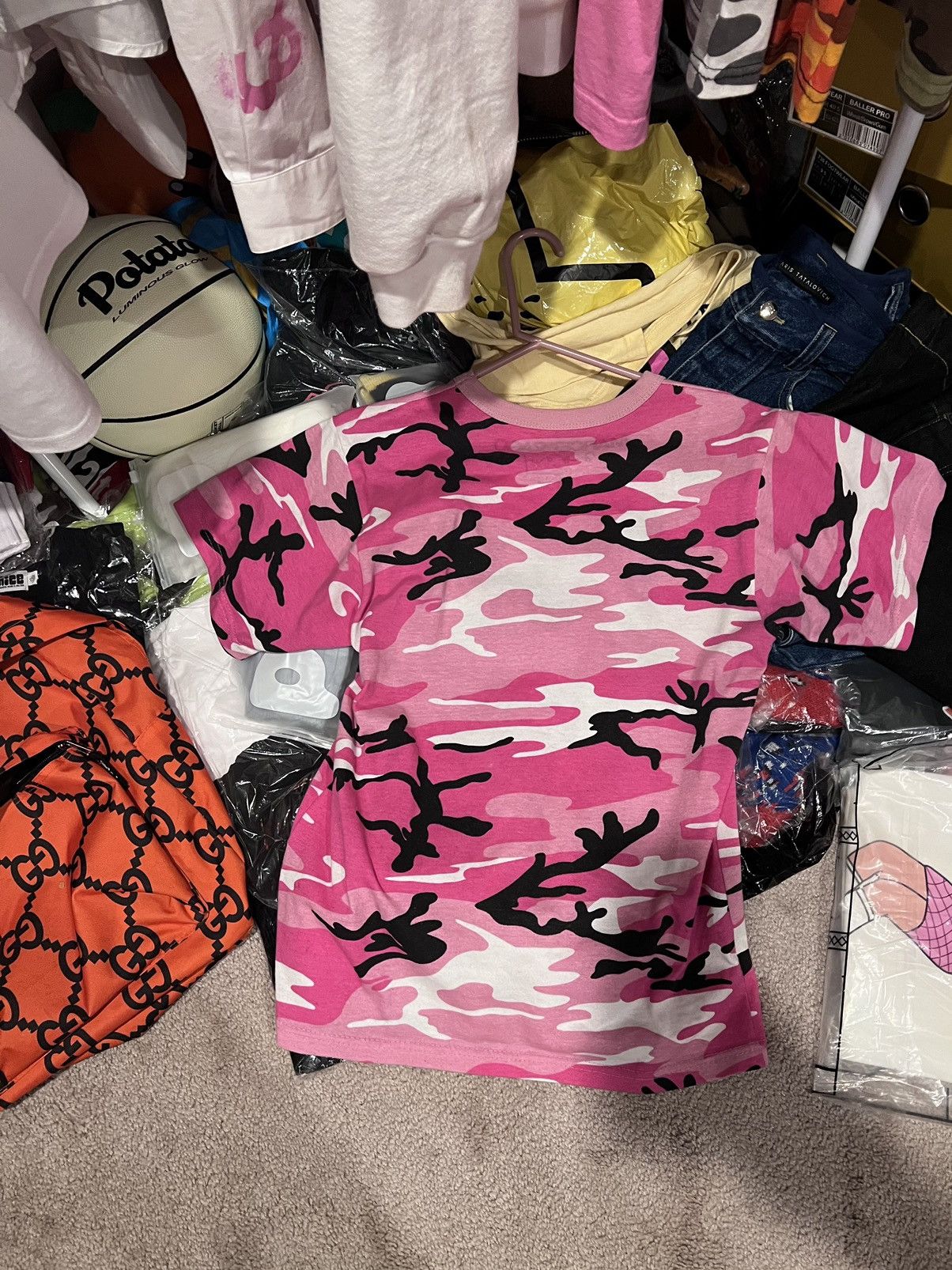 Asspizza × Marcel Zago Gospel Pink Camo Shirt | Marcel Zago | Asspizza Size US S / EU 44-46 / 1 - 4 Thumbnail