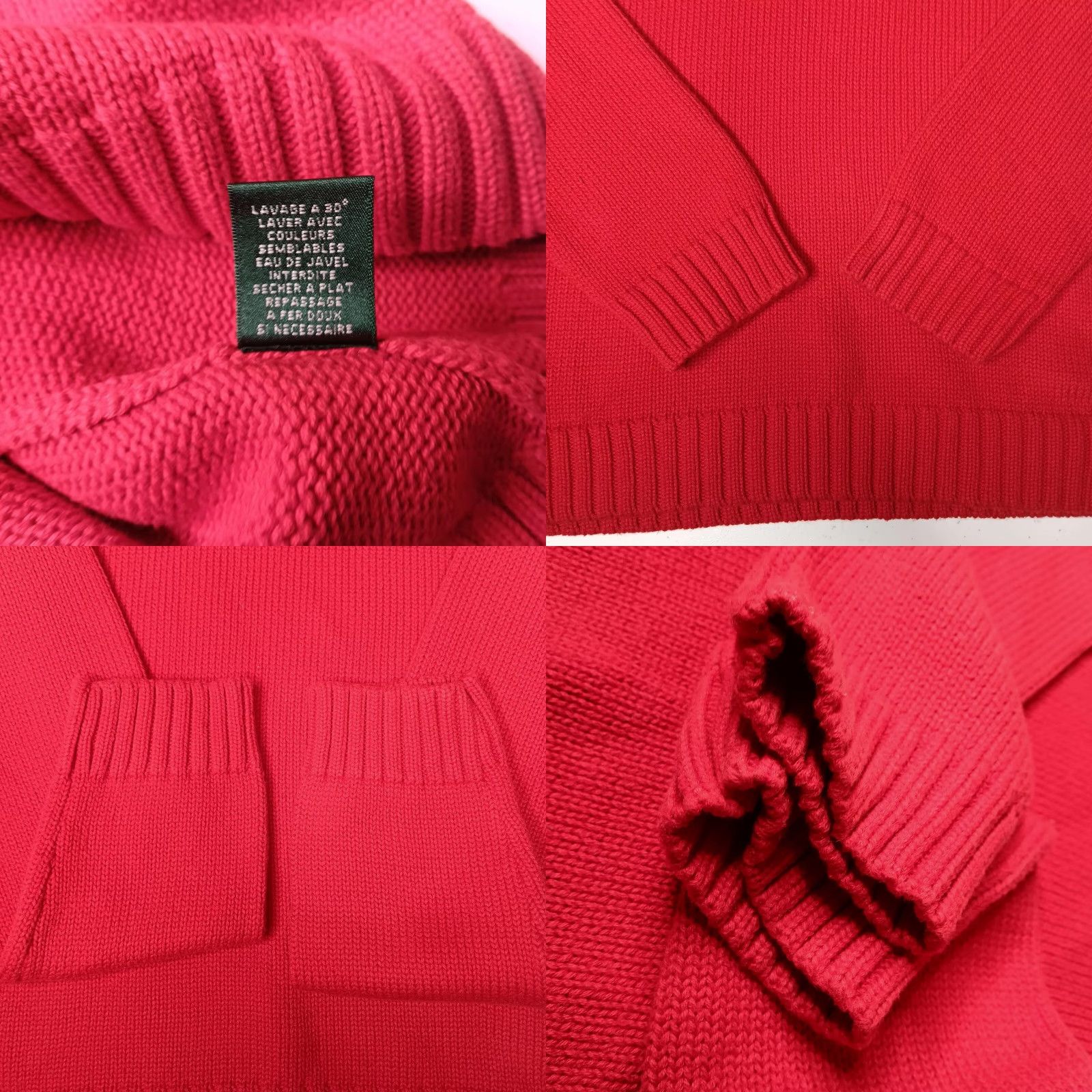 Ralph Lauren Ralph Lauren Jeans Company Sweater XL Turtleneck Red Gold Anchor Crest Nautical Preppy Size XL / US 12-14 / IT 48-50 - 8 Thumbnail
