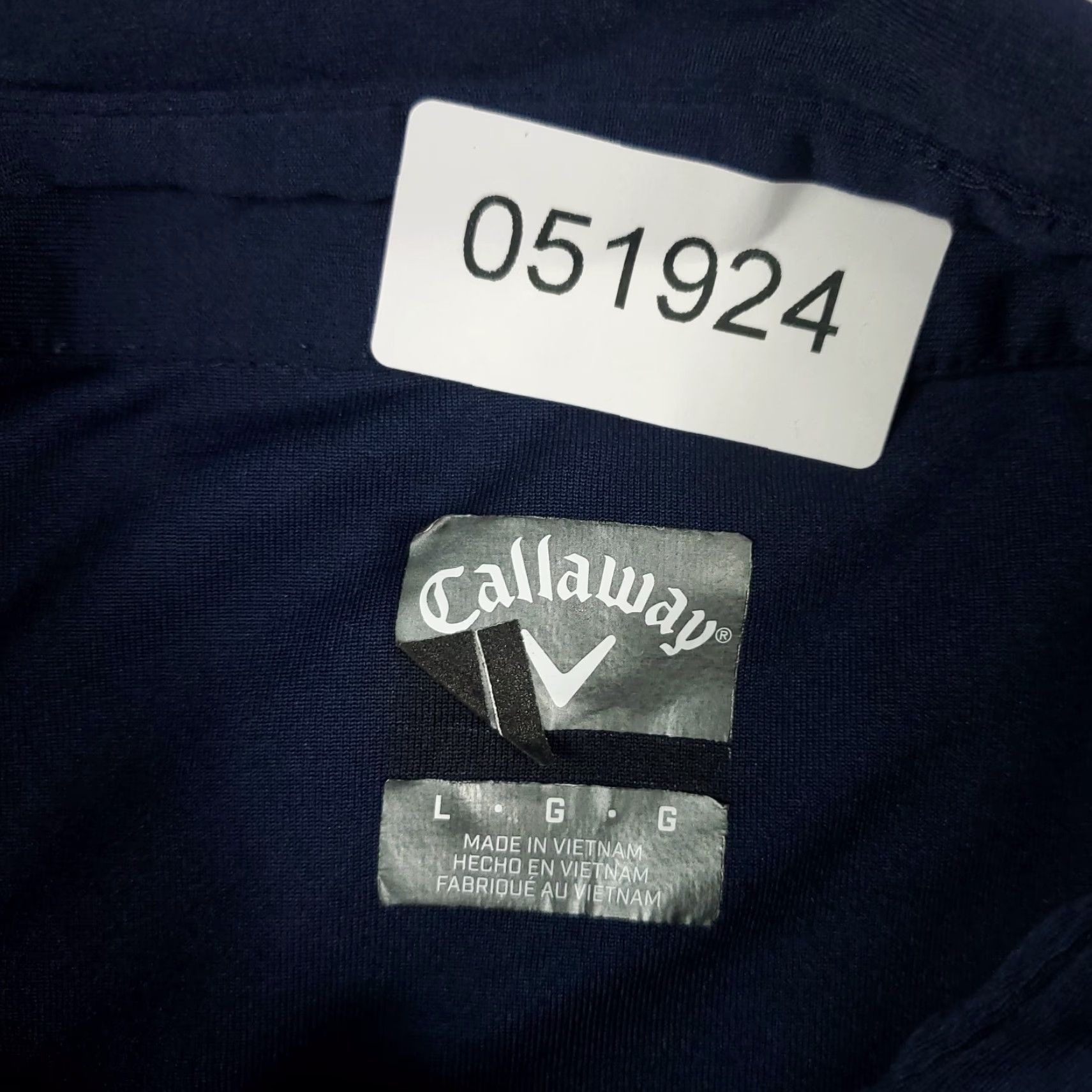 Callaway Callaway Polo Shirt Mens Large Blue Striped Opti Dri Golf Short Sleeve Polo Shirt Size US L / EU 52-54 / 3 - 7 Thumbnail