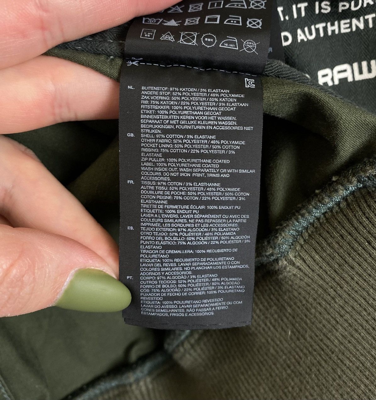 G-Star G-Star Raw MS Submarine Rackam Bomber Jacket Size M Green Size US M / EU 48-50 / 2 - 13 Thumbnail
