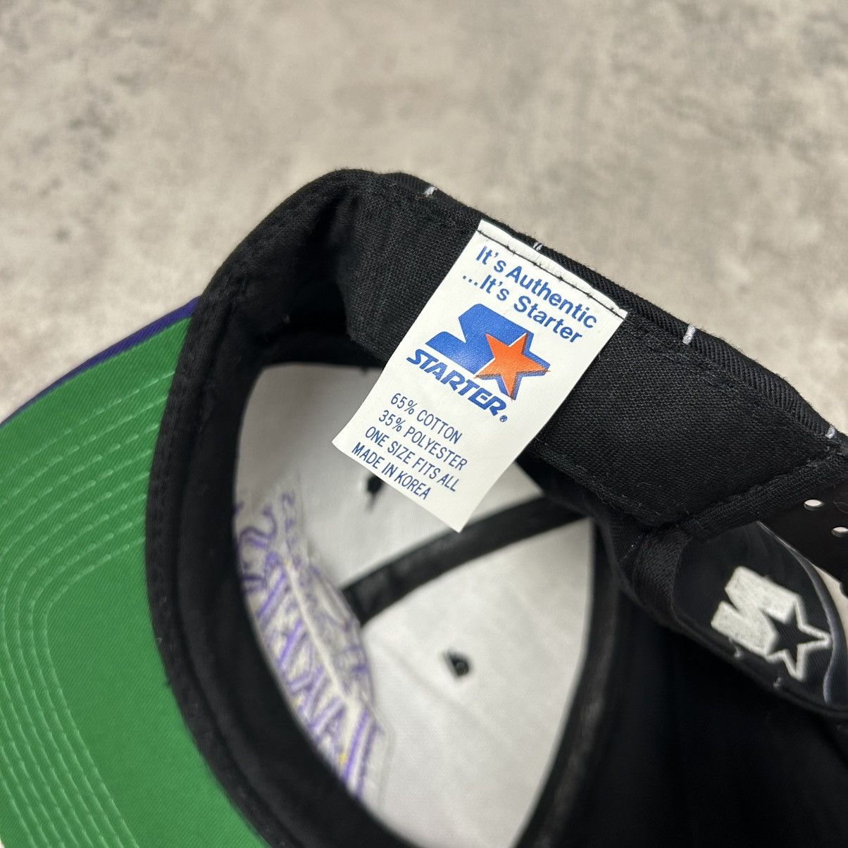 NBA 90s Los Angeles Lakers SNAPBACK HAT PINSTRIPE SIZE FREE Size ONE SIZE - 6 Thumbnail