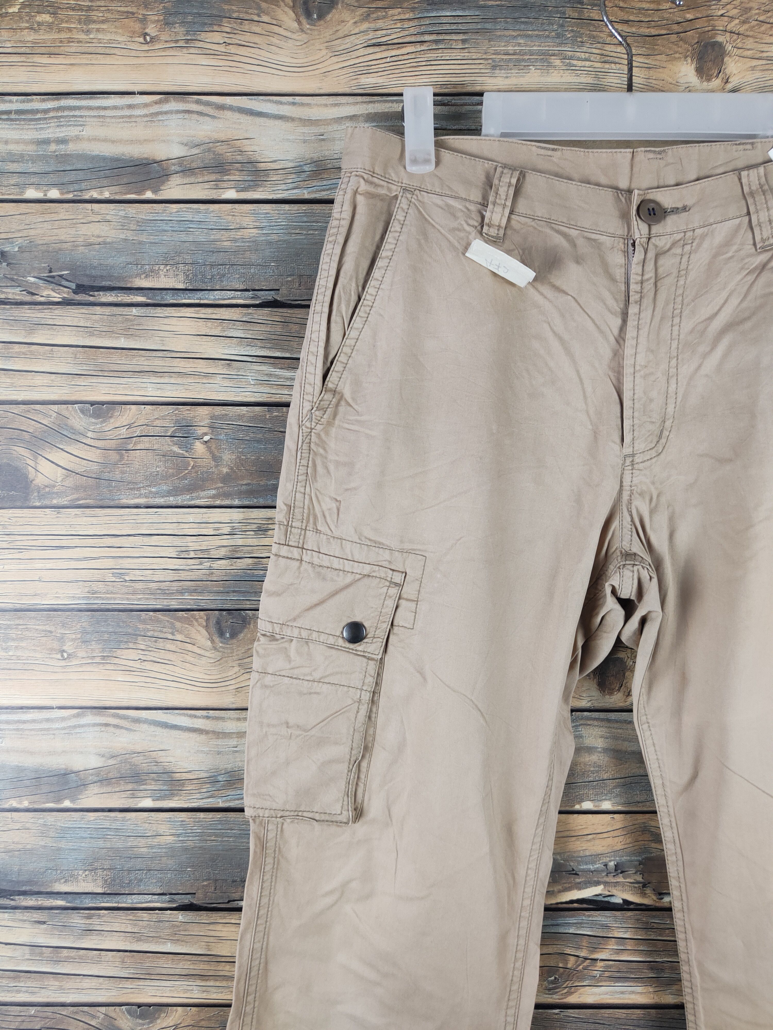 Japanese Brand × Journal Standard DL Journal Standard Beige Multipocket Cargo Pants #472 Size US 31 - 3 Thumbnail