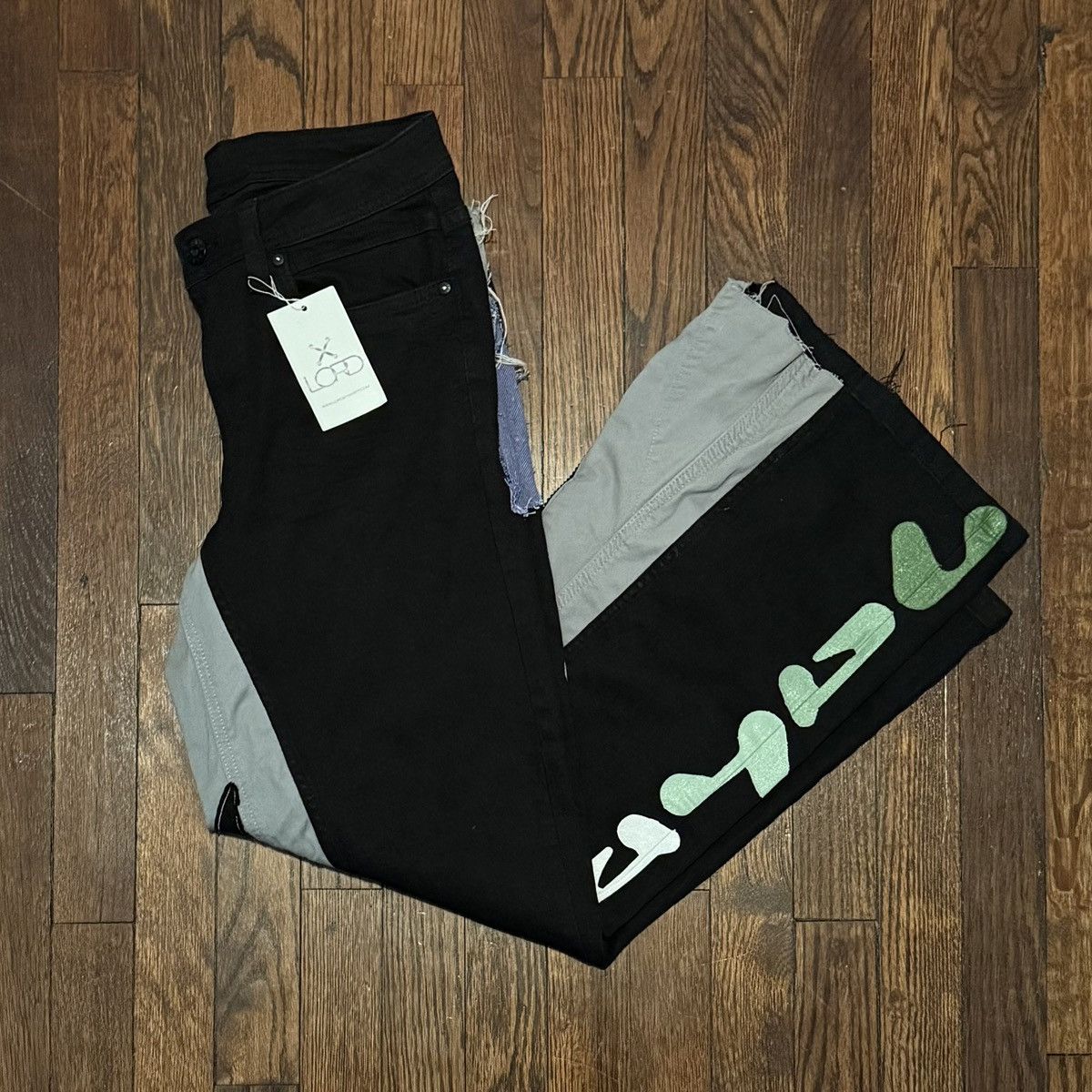 Other LORD x LVL5 1/1 Betrayal Denim “Sample” Flared Baggy Jeans Size US 32 / EU 48 - 4 Thumbnail