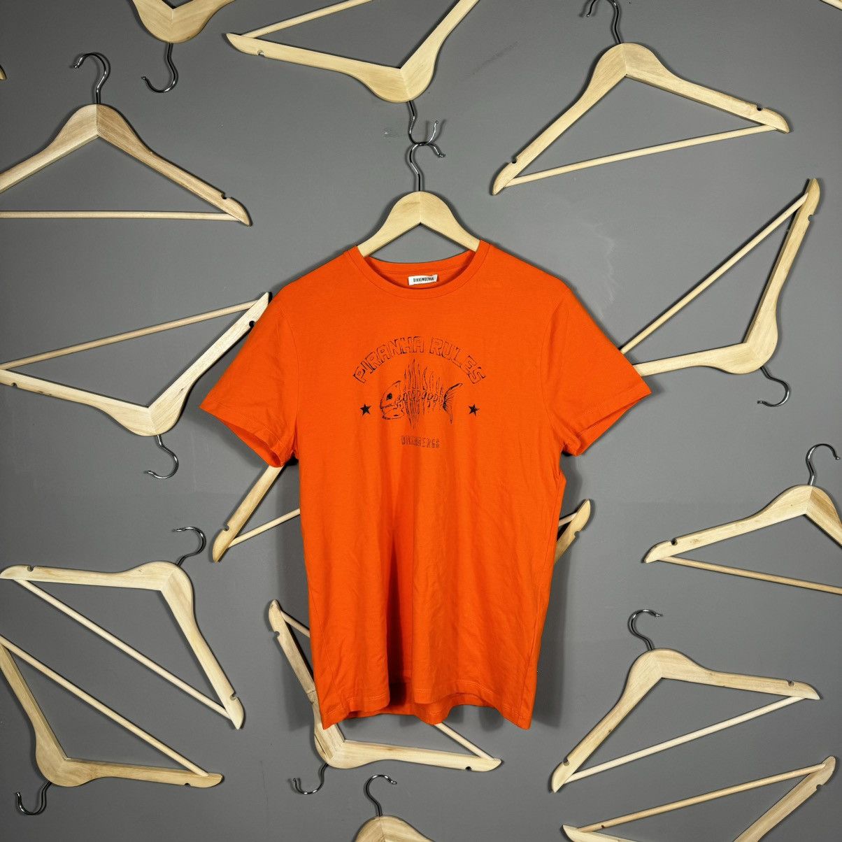 Dirk Bikkembergs Dirk Bikkembergs Piranha Rules T-shirt Size US L / EU 52-54 / 3 - 1 Thumbnail