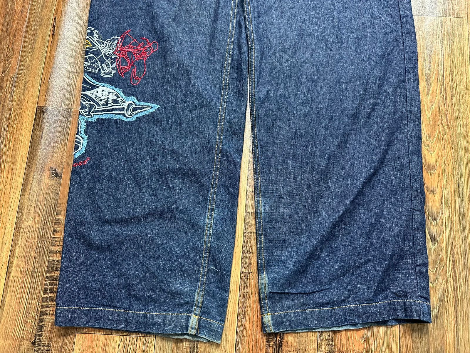 Avirex × Vintage Vintage Y2K Avirex NYC hip hop embroidered baggy Size US 32 / EU 48 - 4 Thumbnail