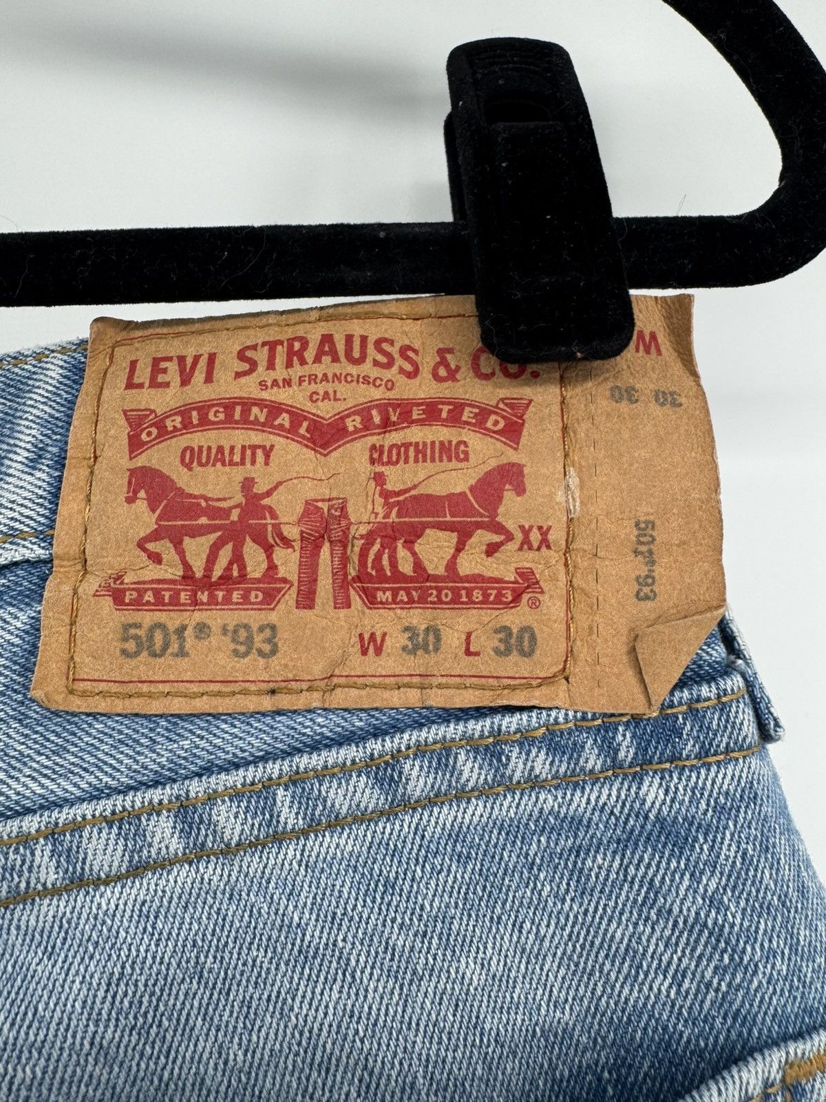 Levi's Christopher smokes levi patch jeans size 30x30 Size US 30 / EU 46 - 8 Thumbnail