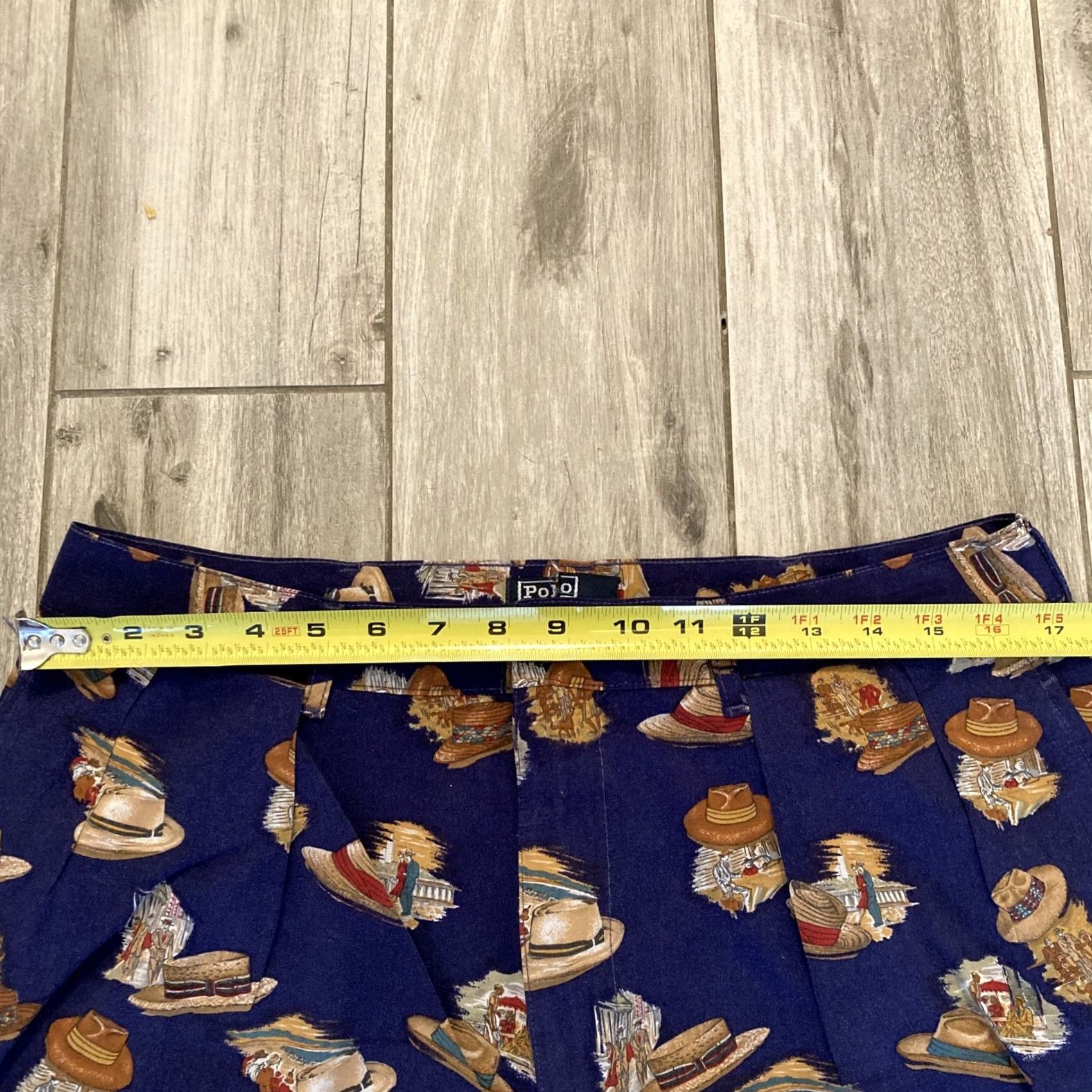 Polo Ralph Lauren VINTAGE Polo Ralph Lauren USA All Over Print Bermuda Shorts 34 Men's Blue RARE Size US S / EU 44-46 / 1 - 4 Thumbnail