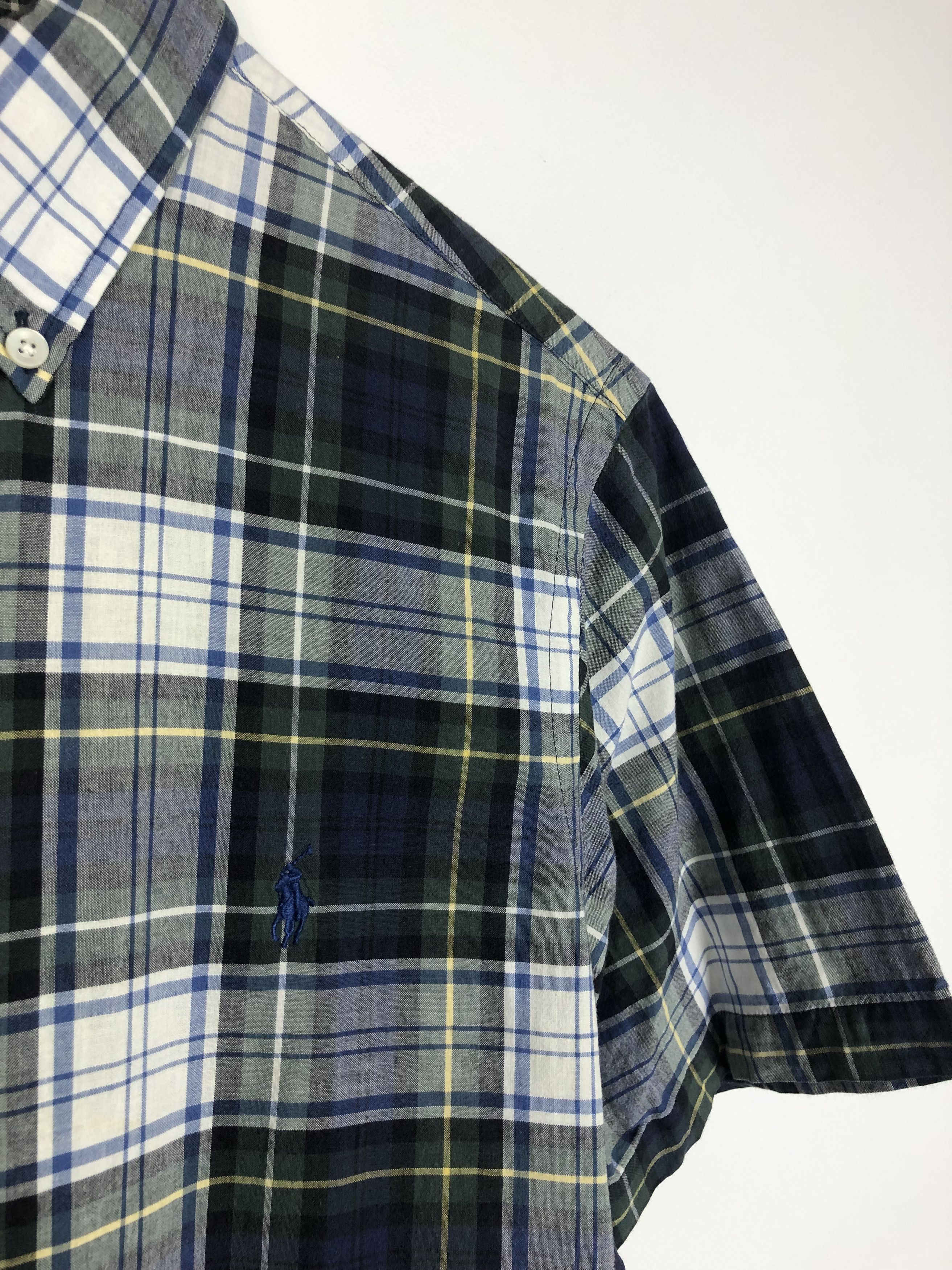 Polo Ralph Lauren Polo Ralph Lauren Check Shirt Vintage Small Logo M Size US M / EU 48-50 / 2 - 4 Thumbnail