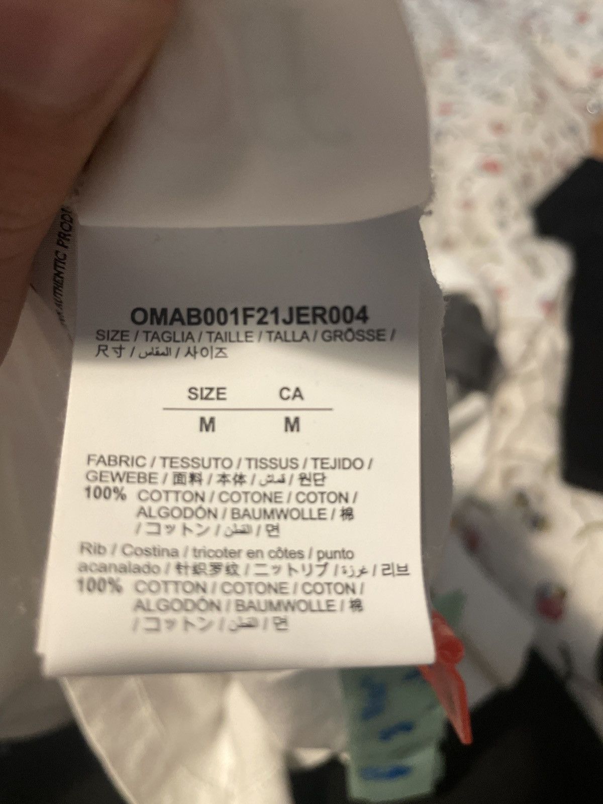 Off-White Off White Long Sleeve Carravagio tee Size US M / EU 48-50 / 2 - 6 Thumbnail