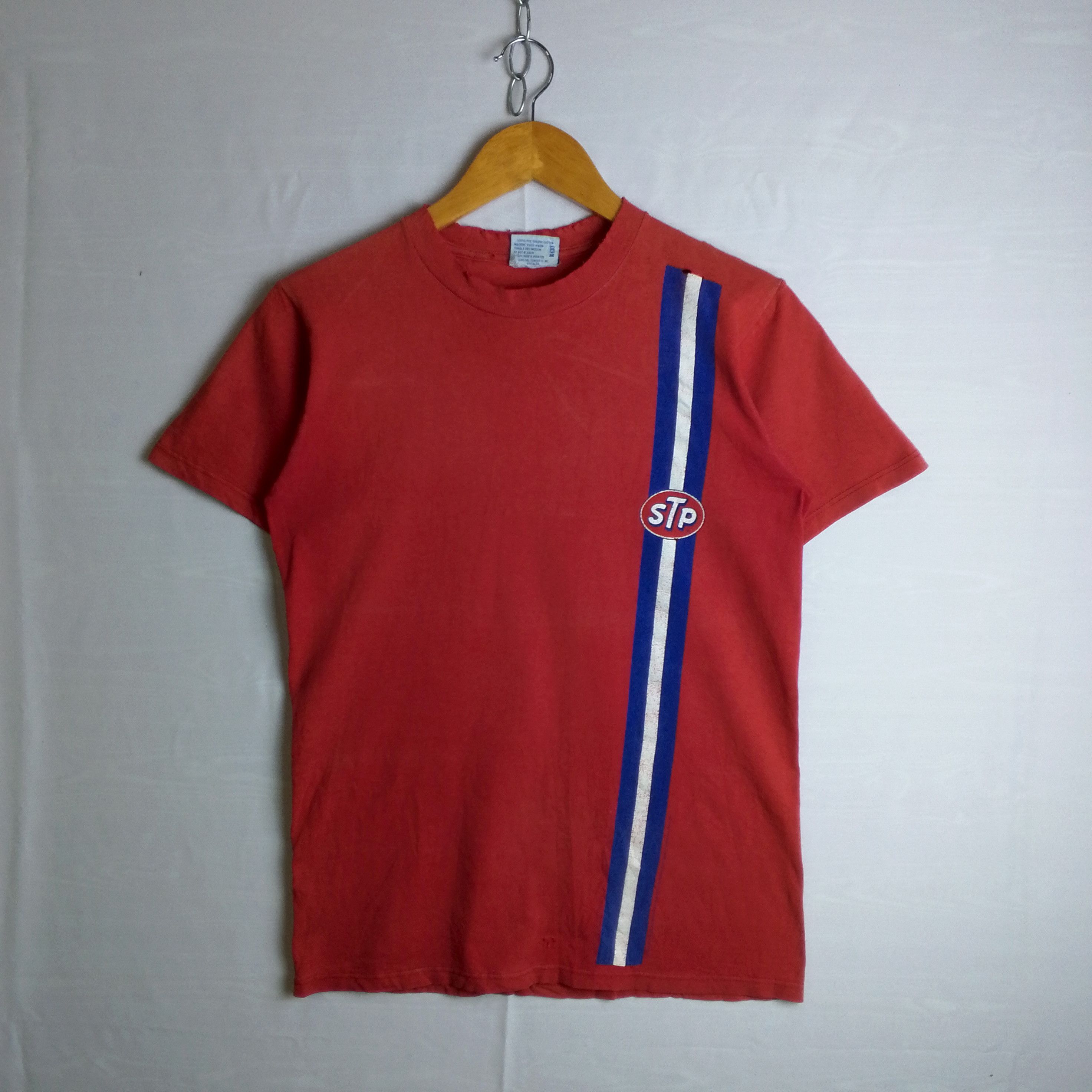 Vintage Trash‼️Vintage STP @1997 Distressed Tee Size US S / EU 44-46 / 1 - 1 Thumbnail