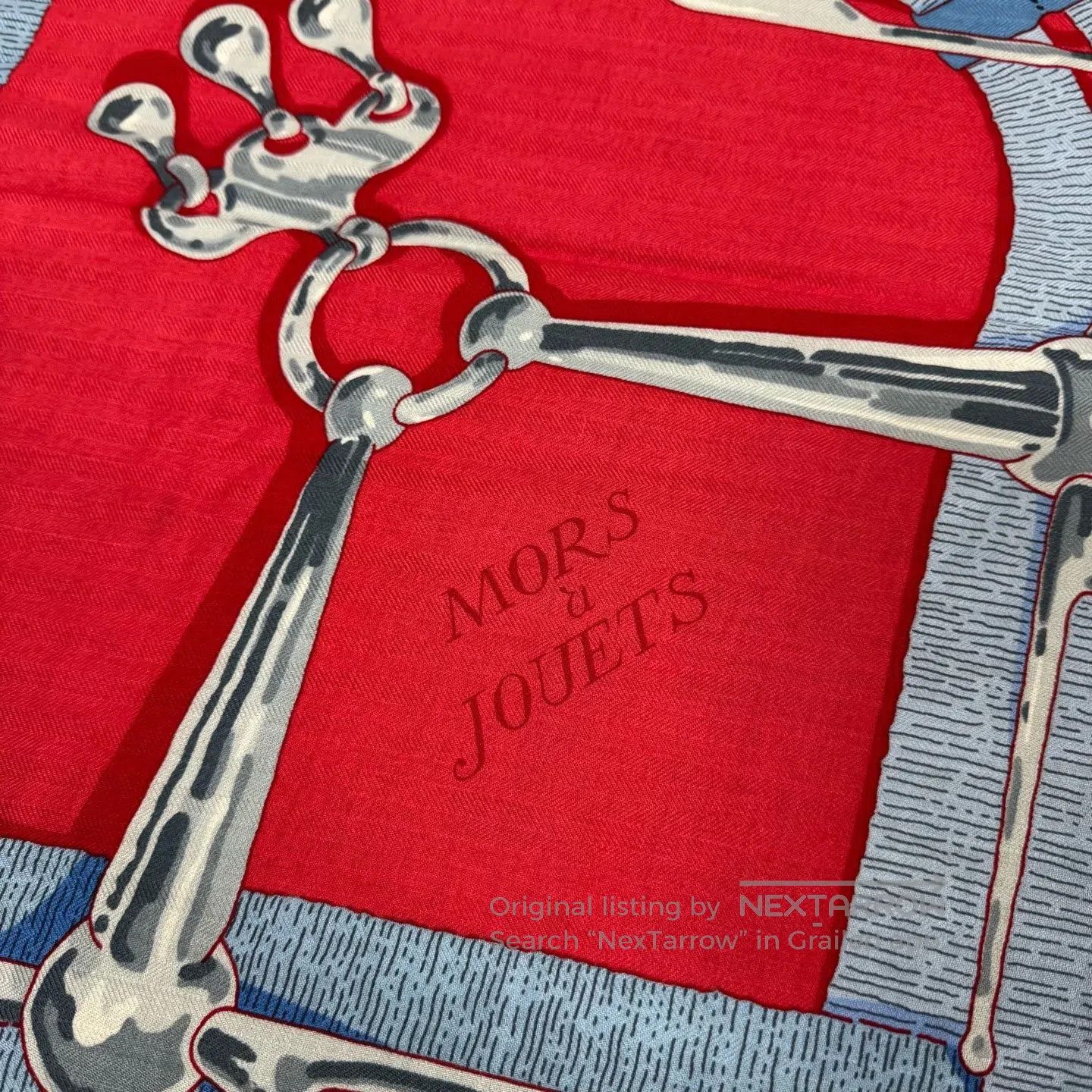 Hermes Hermes "Horse Bit Lock Ring" scarf| Size ONE SIZE - 4 Thumbnail