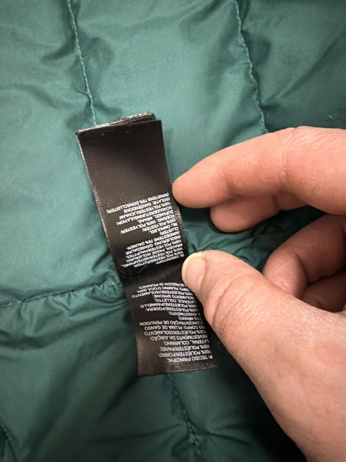 The North Face The north face green puffy jacket Size US L / EU 52-54 / 3 - 8 Thumbnail