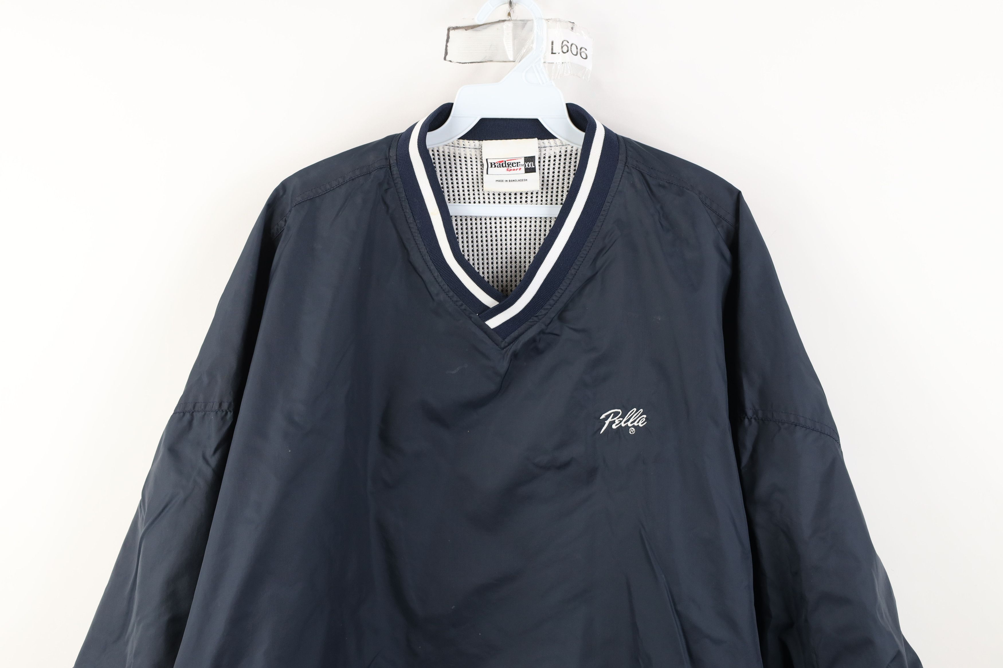 Vintage Vintage Streetwear Pella Pullover Windbreaker Jacket Blue Size US XXL / EU 58 / 5 - 2 Thumbnail