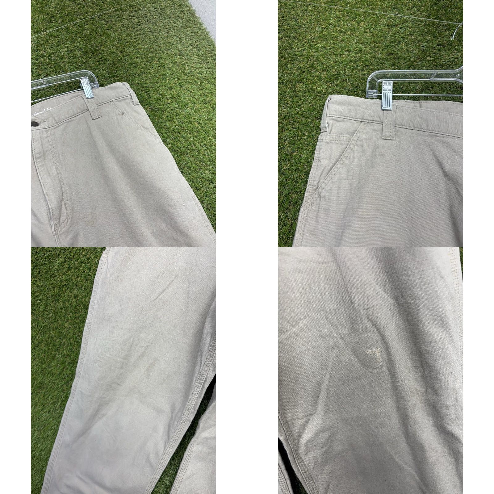 Carhartt Carhartt Pants Mens 40x34 Relaxed Fit Canvas Beige 102291 Workwear Pants Main Selling Point Jeans or Pants? Size US 40 / EU 56 - 8 Thumbnail