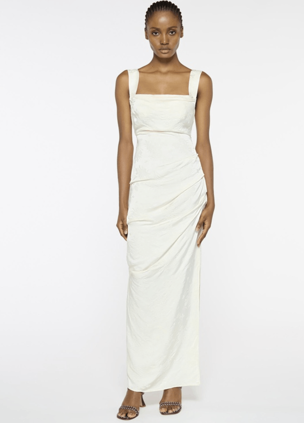 Paris Georgia White Raf Maxi Dress Size M / US 6-8 / IT 42-44 - 1 Thumbnail