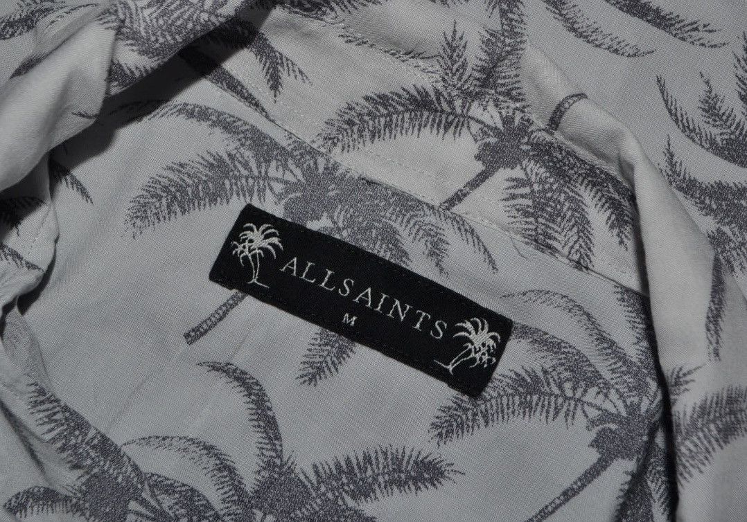 Allsaints All Saints Santacruz Shirt Men's Medium - Palm Tree Hawaii Size US M / EU 48-50 / 2 - 7 Thumbnail