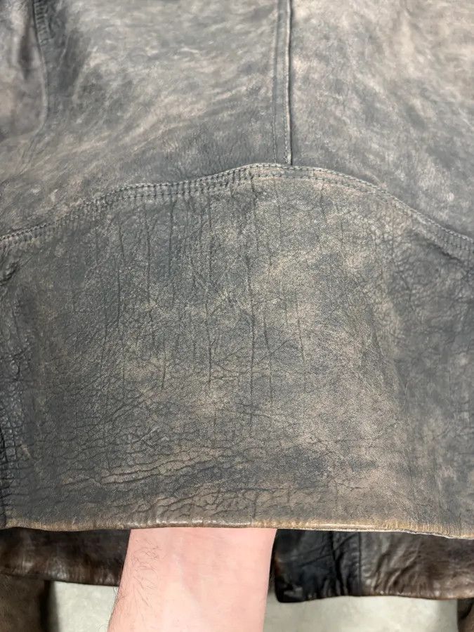 Gucci SS2011 Gucci Brown Eroded Leather Premium Jacket by Frida Giannini Size US M / EU 48-50 / 2 - 11 Thumbnail