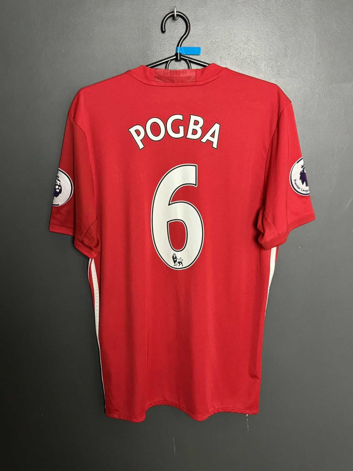Adidas Manchester United 16/17 Home Pogba Football Jersey T-Shirt Size US M / EU 48-50 / 2 - 1 Thumbnail