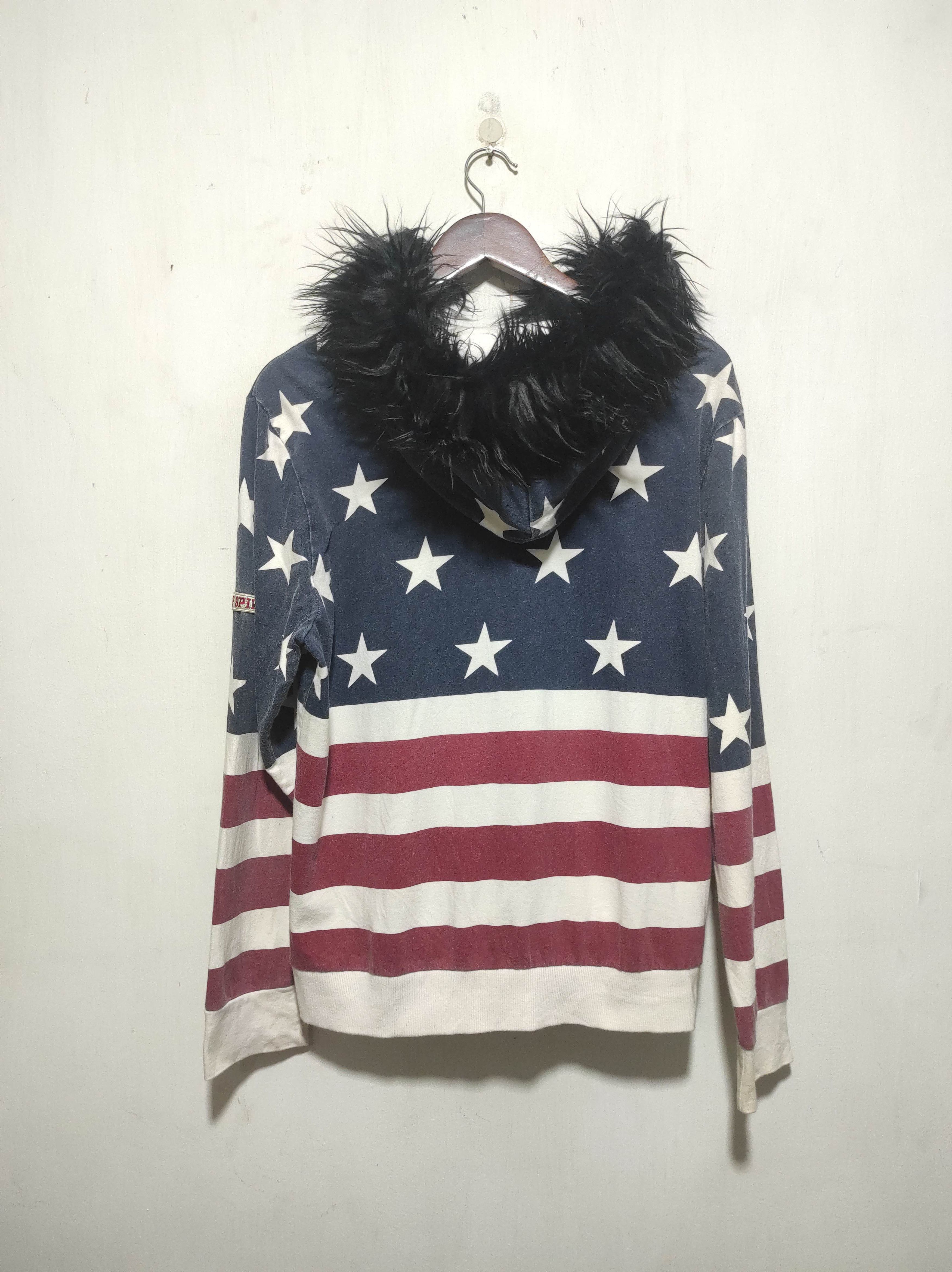 Hysteric Glamour Jeep Spirit US flag zip fur hoodie ifsix LGB style Size US L / EU 52-54 / 3 - 12 Thumbnail
