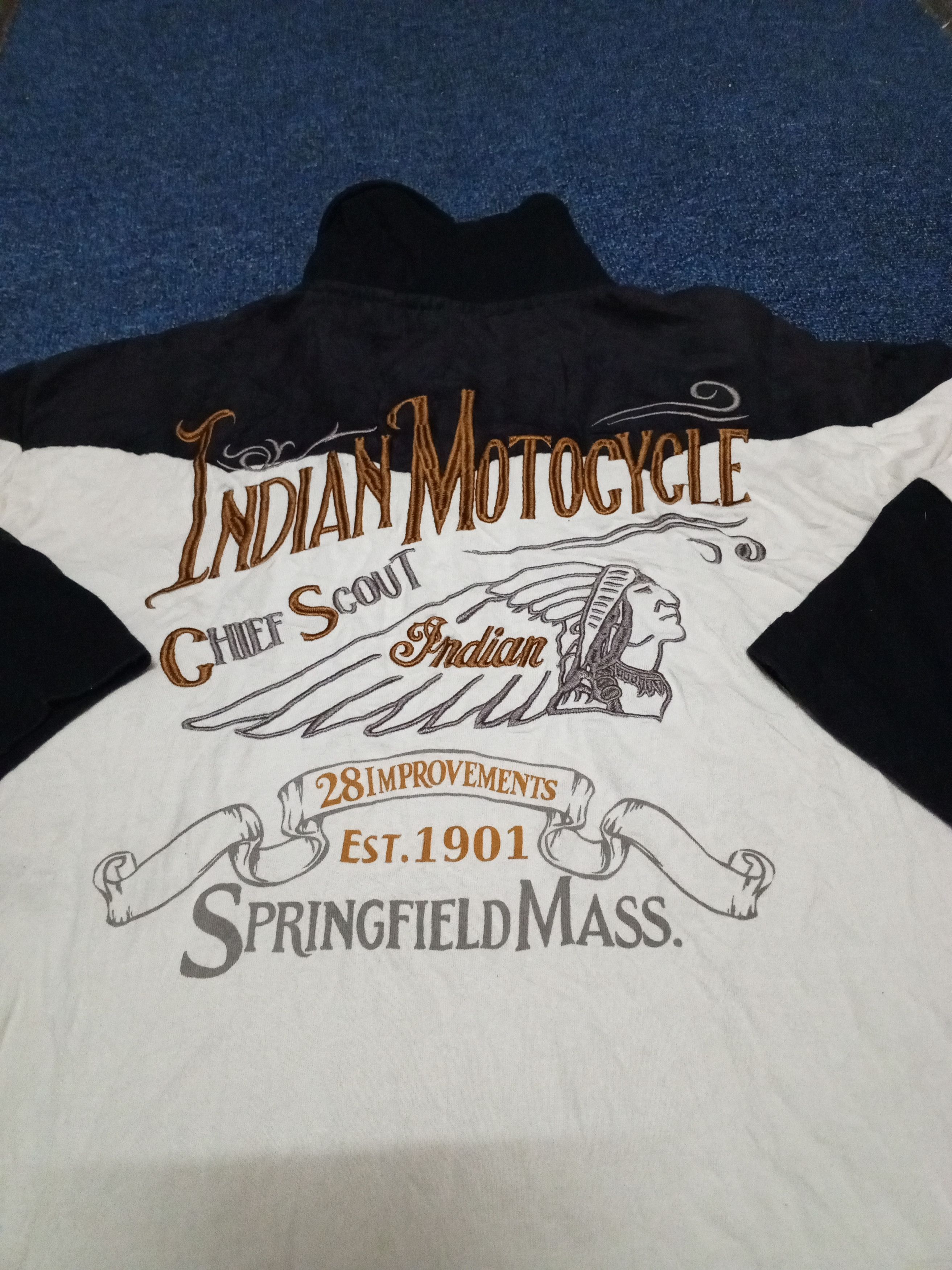 Indian Motorcycle × Vintage INDIAN MOTORCYCLE NICE Size US L / EU 52-54 / 3 - 7 Thumbnail