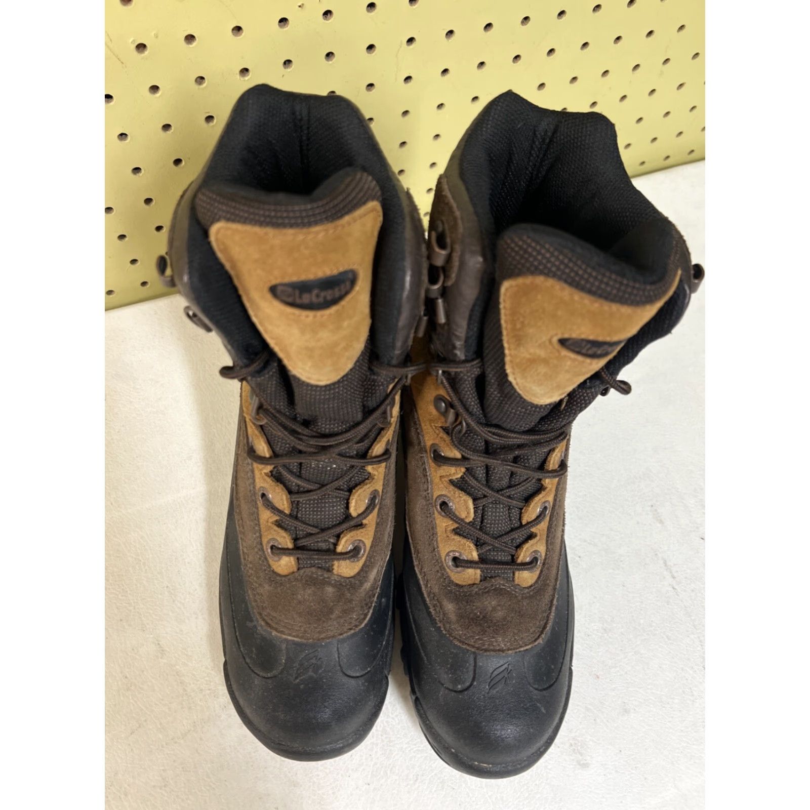 Vintage VINTAGE Womens Lacross Hiking Boot Thermolite Lace Up Womens Size 8 Model 296200 Brown Leather Boots Mens? Size US 9 / IT 39 - 2 Thumbnail