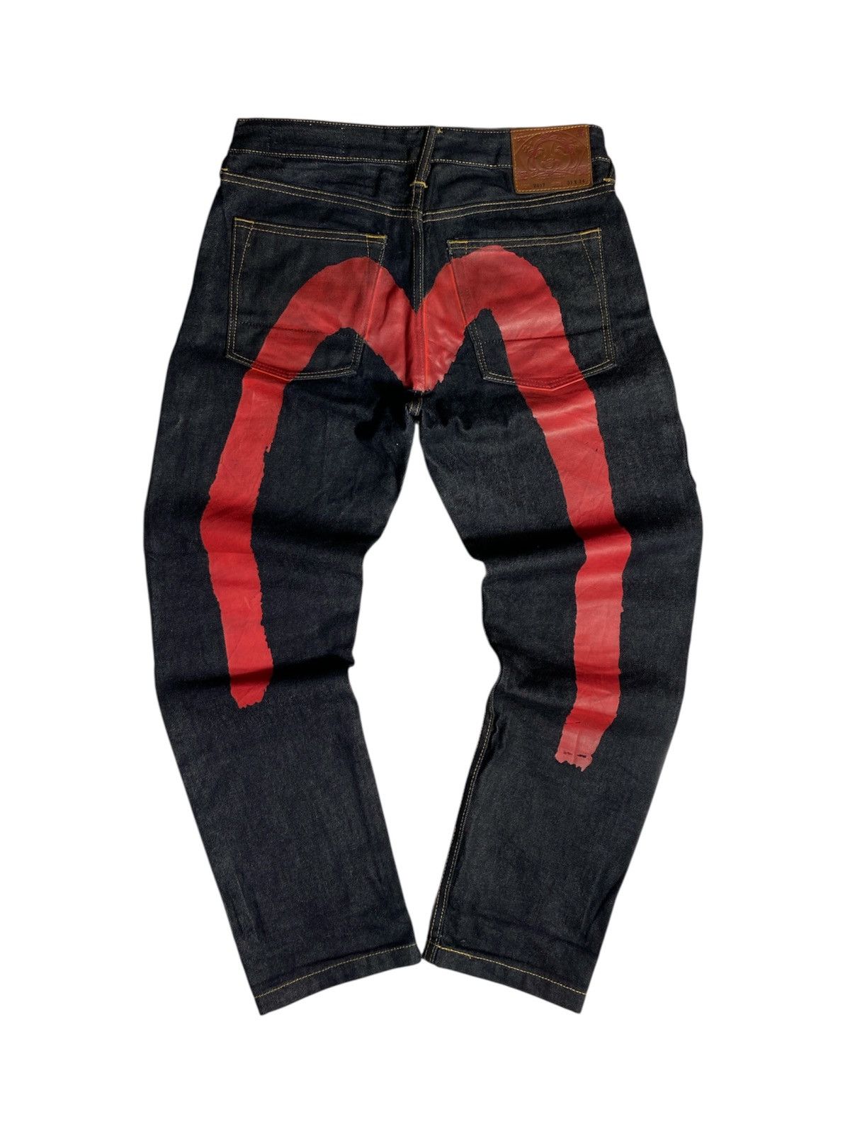 EVISU. Lot 2001 旧タグ小文字e道楽36×35 Evisu Lot 2001 | Grailed