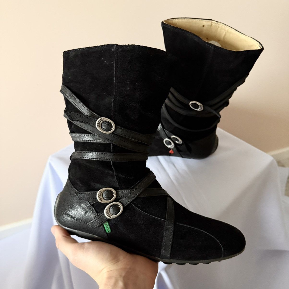 Dirk Bikkembergs Punk Kickers Straps Boxing Biker Boots Bikkembergs Rick Vibe Size US 8 / IT 38 - 4 Thumbnail