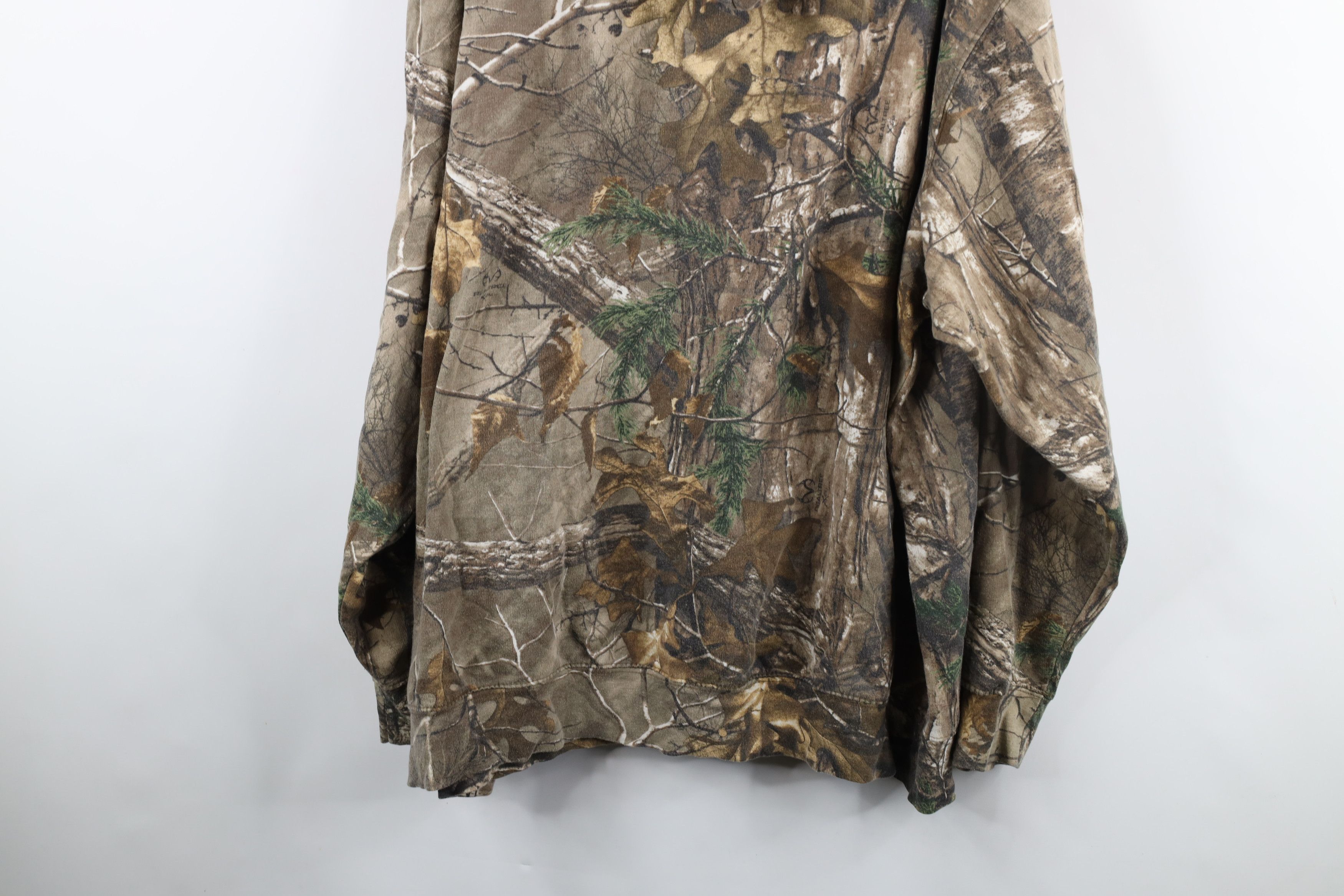 Vintage Vintage Y2K Streetwear Realtree Camouflage Hoodie Sweatshirt Size US XXL / EU 58 / 5 - 11 Thumbnail