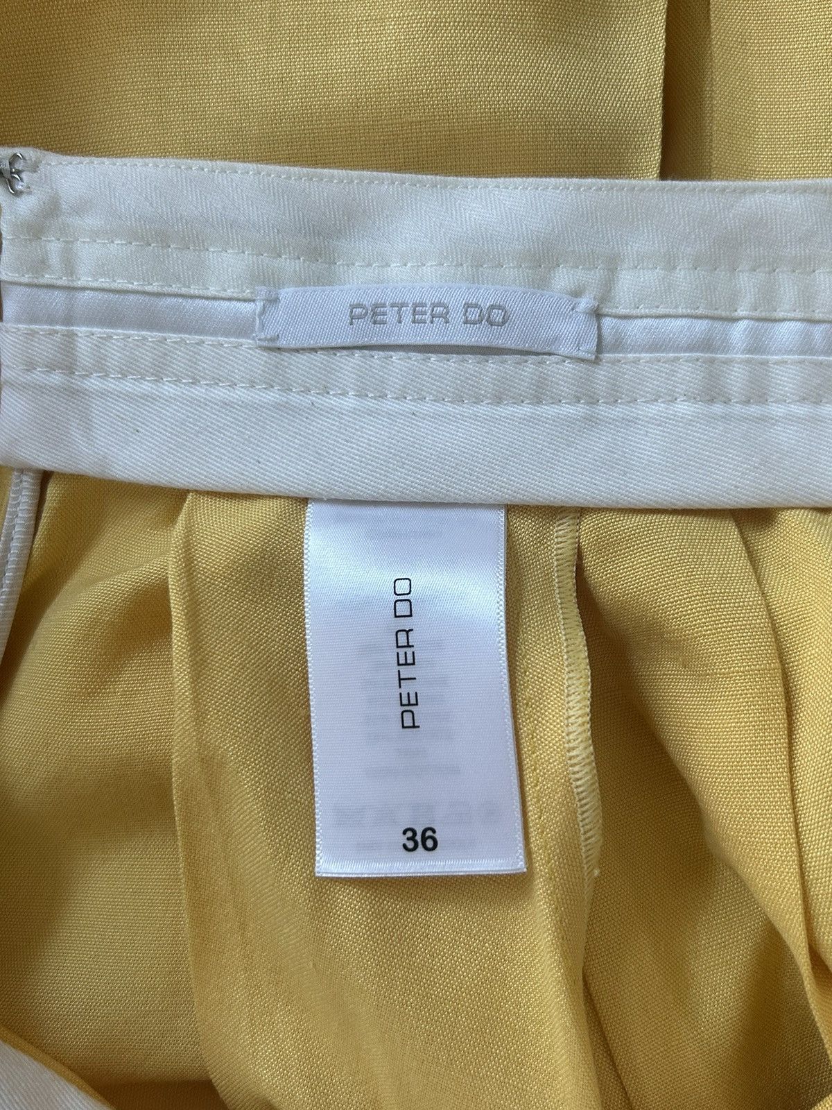 Peter Do SS20 RARE! Multi Pleat Asymmetrical Skirt Size 27" / US 4 / IT 40 - 4 Thumbnail