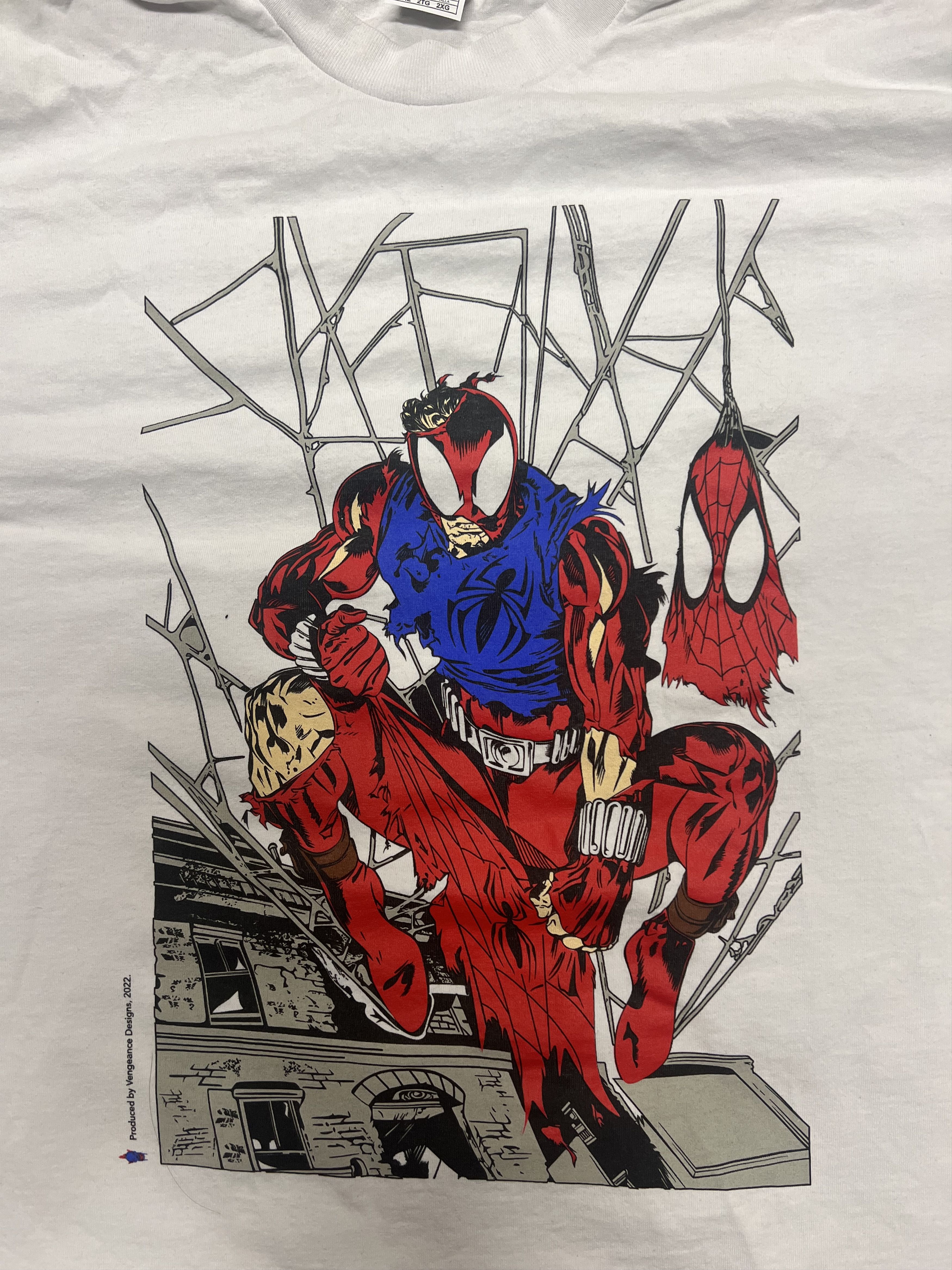 Marvel Comics Vengeance Designs x Marvel Spider-Man Scarlet Spider Shirt Size US XXL / EU 58 / 5 - 2 Thumbnail