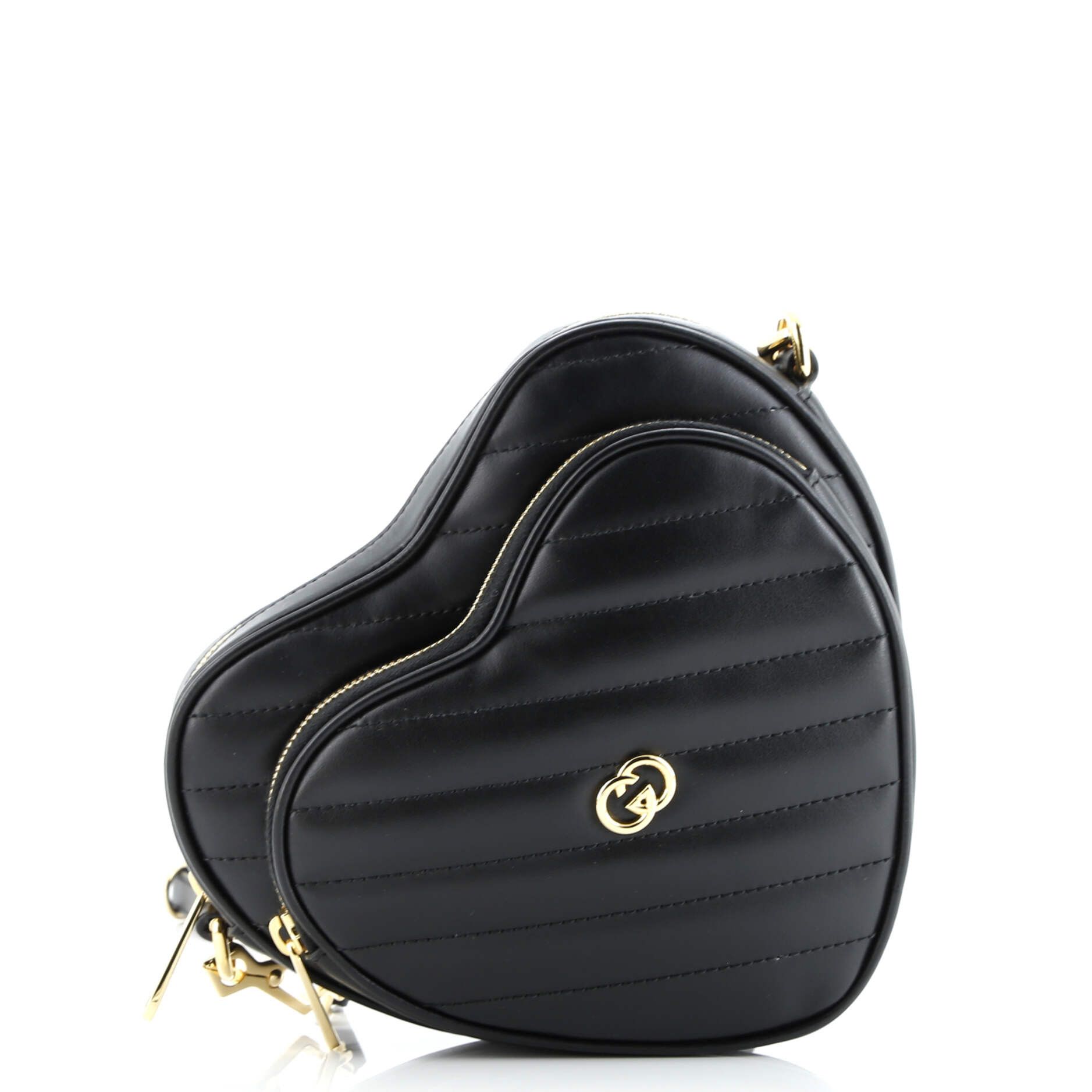 Gucci Interlocking G Heart Shoulder Bag Size ONE SIZE - 1 Thumbnail