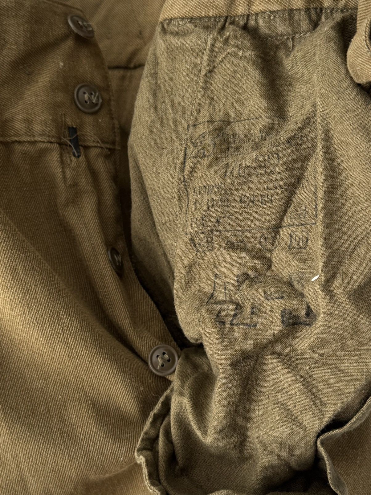 Vintage Vintage 1980s Soviet Union Army 'Afghan' Lined Pants Size US 31 - 8 Thumbnail