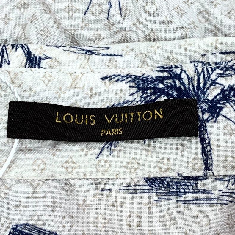 Louis Vuitton Louis Vuitton Color-block palm tree logo full-print cotton Size US XL / EU 56 / 4 - 6 Thumbnail
