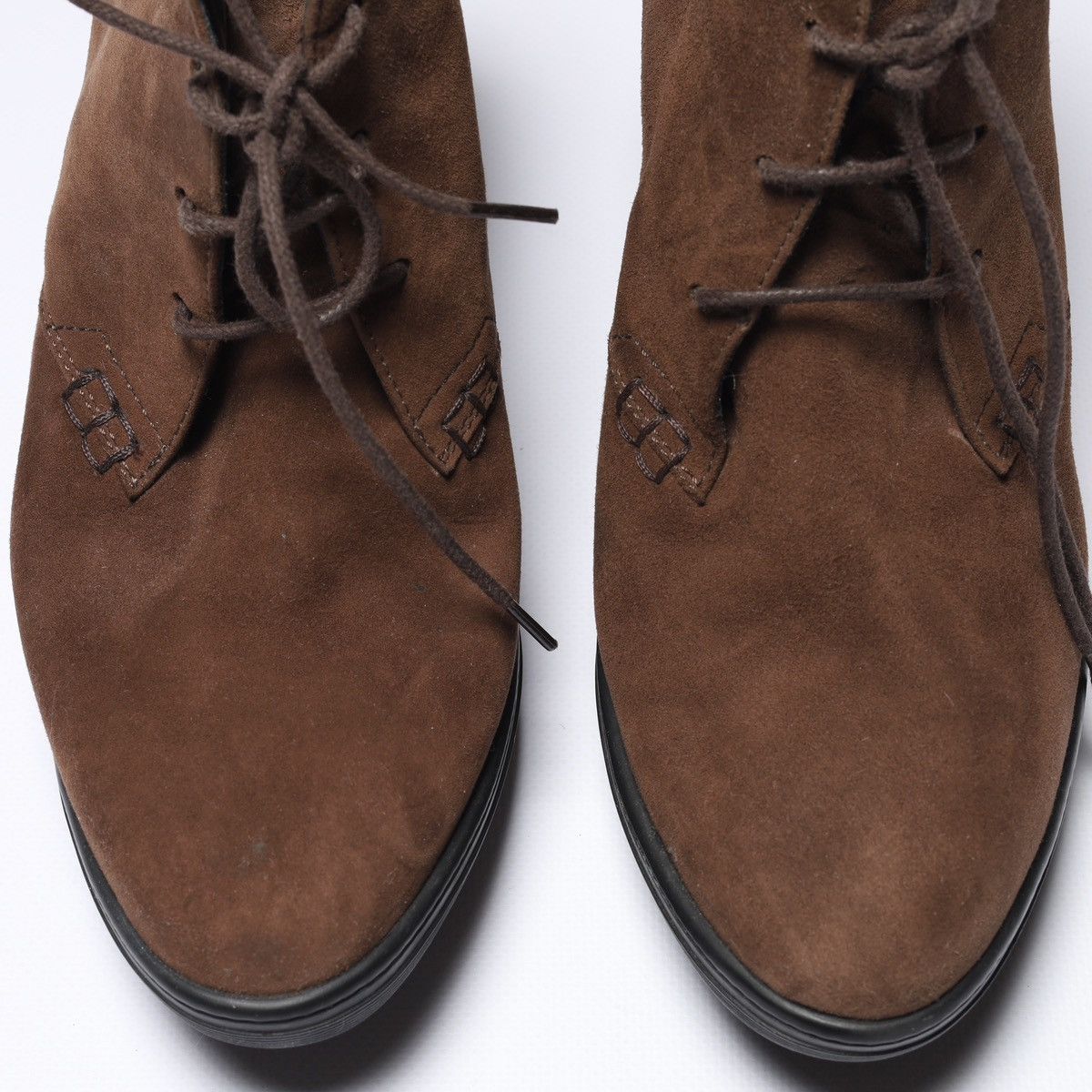 Tod's Tods Suede Brown Pumps Heels Boots Shoes Size US 9.5 / IT 39.5 - 7 Thumbnail