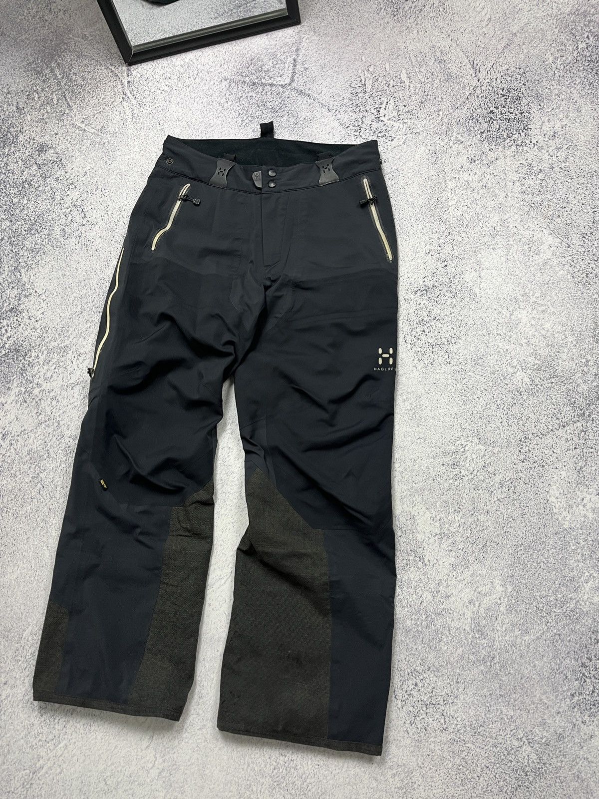 Goretex × Haglofs Haglofs Gore-Tex Recco SoftShell Ski Snow Pants Outdoor Rare Size US 31 - 4 Thumbnail