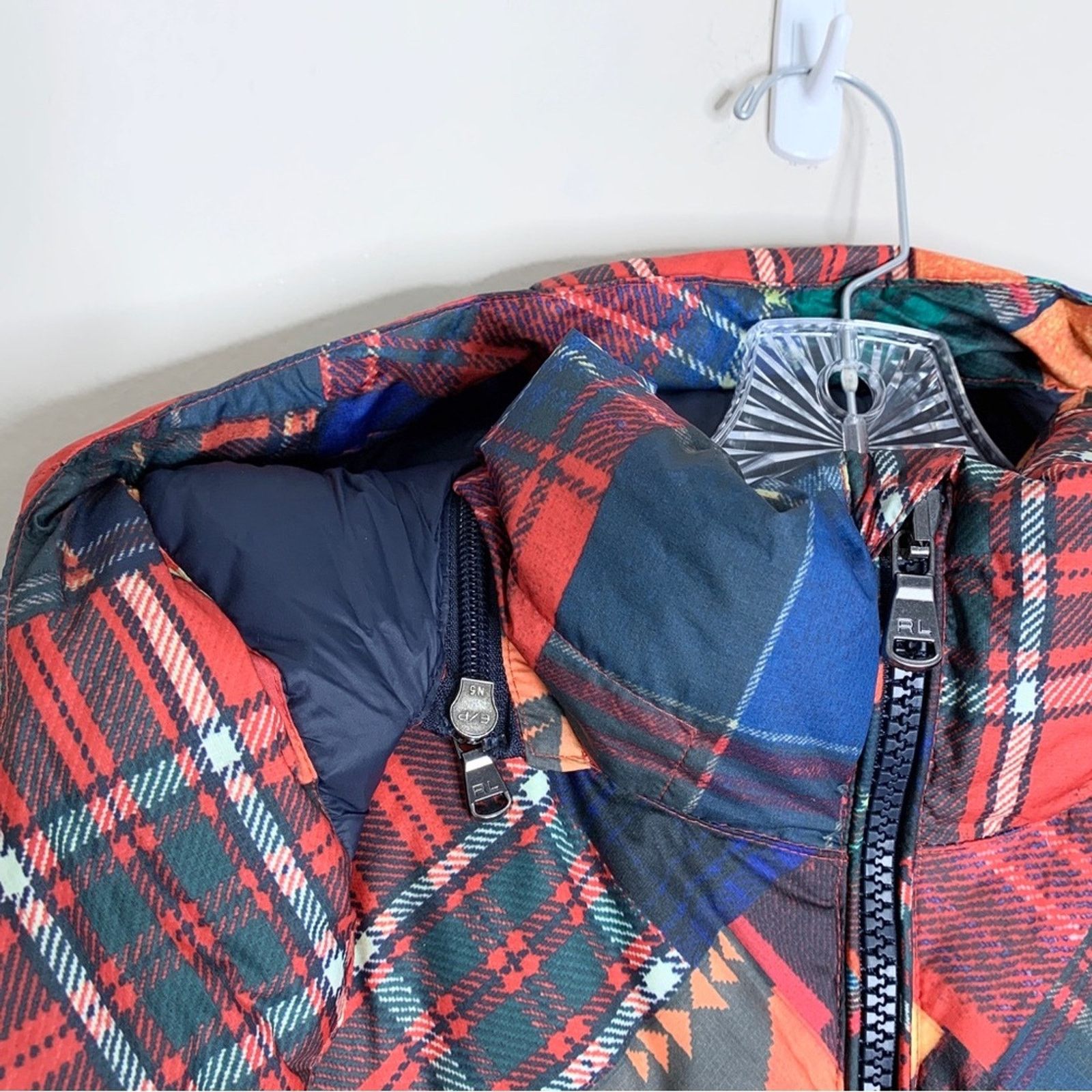 Polo Ralph Lauren Ralph Lauren Polo Patchwork Ripstop Down Puffer (Sz M) Plaid Size US M / EU 48-50 / 2 - 6 Thumbnail