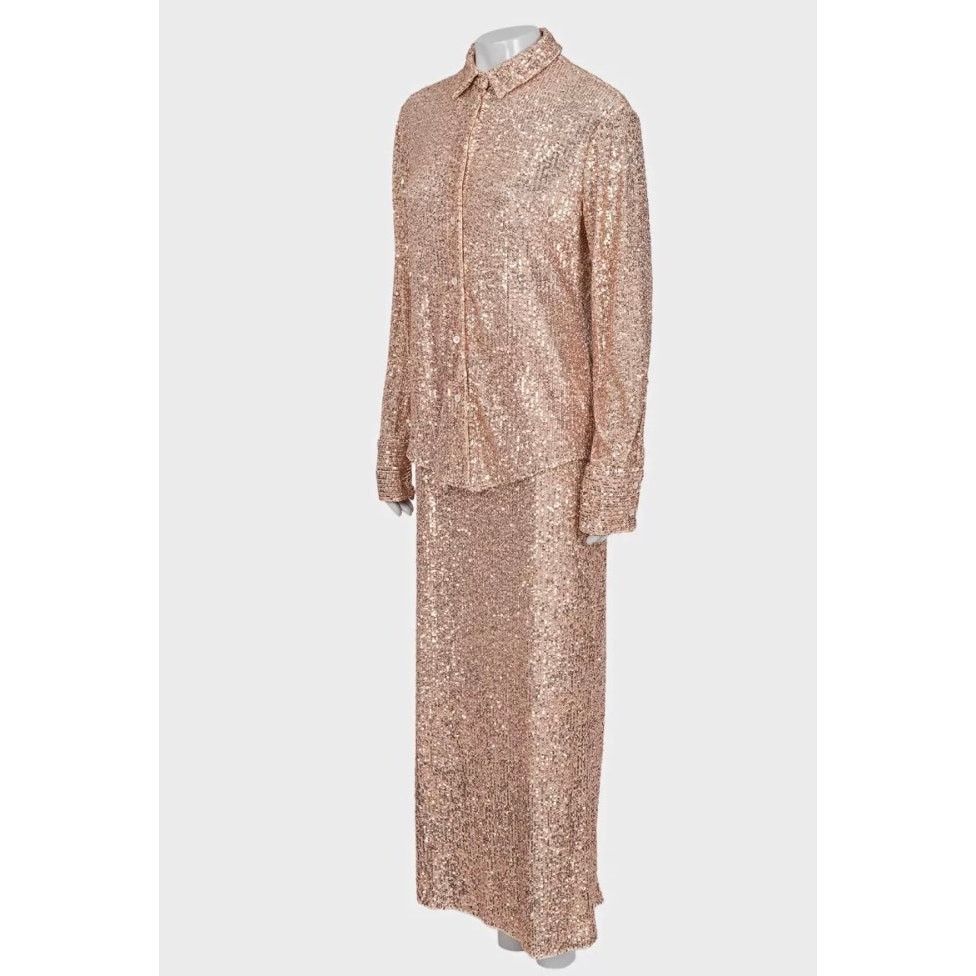 Tom Ford Tom Ford Pink Sequin Suit - Elegant IT40-44 Size S Size S / US 4 / IT 40 - 2 Thumbnail