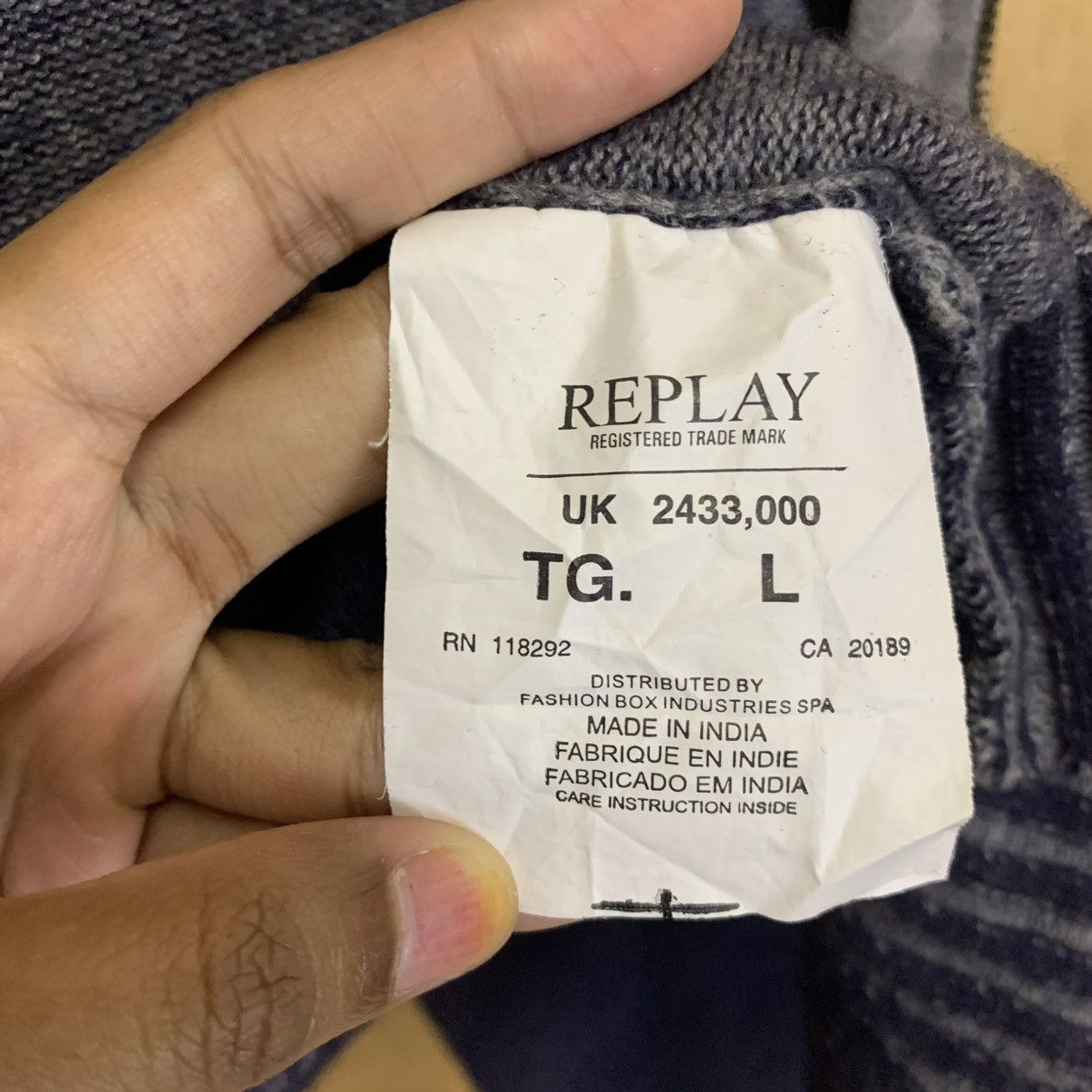 Replay Replay Big Logo Zipper Hoodie Knit Size US M / EU 48-50 / 2 - 15 Thumbnail